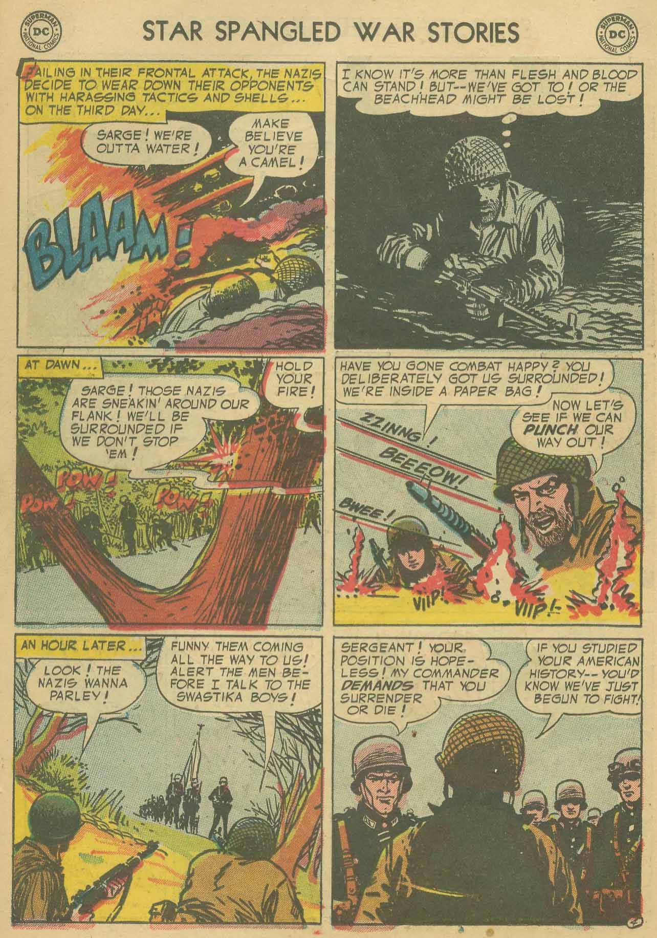 Read online Star Spangled War Stories (1952) comic -  Issue #26 - 22