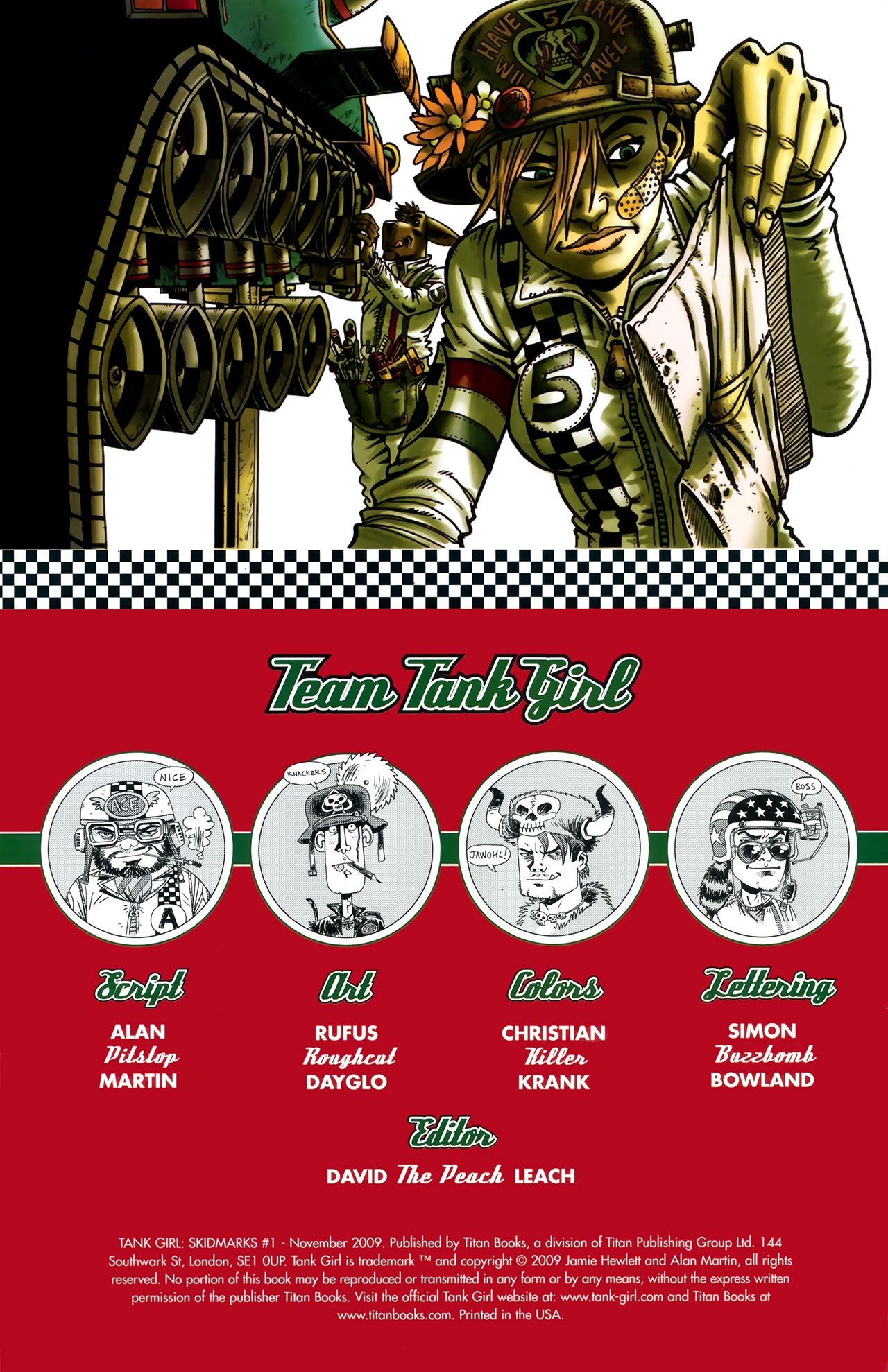 Read online Tank Girl: Skidmarks comic -  Issue #1 - 2