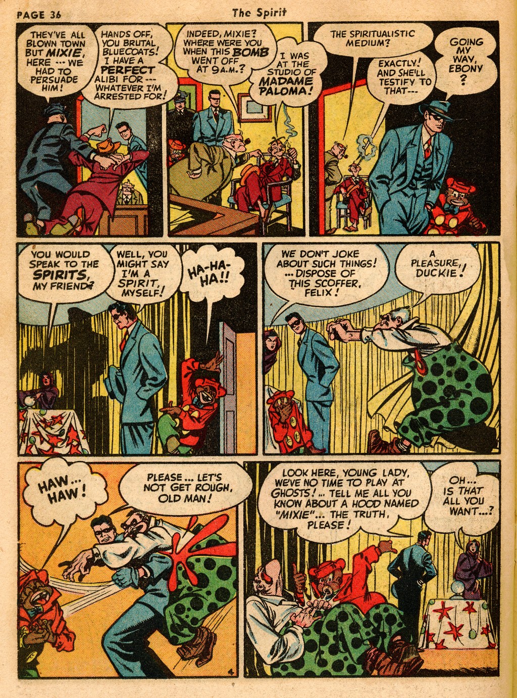 Read online The Spirit (1944) comic -  Issue #2 - 38