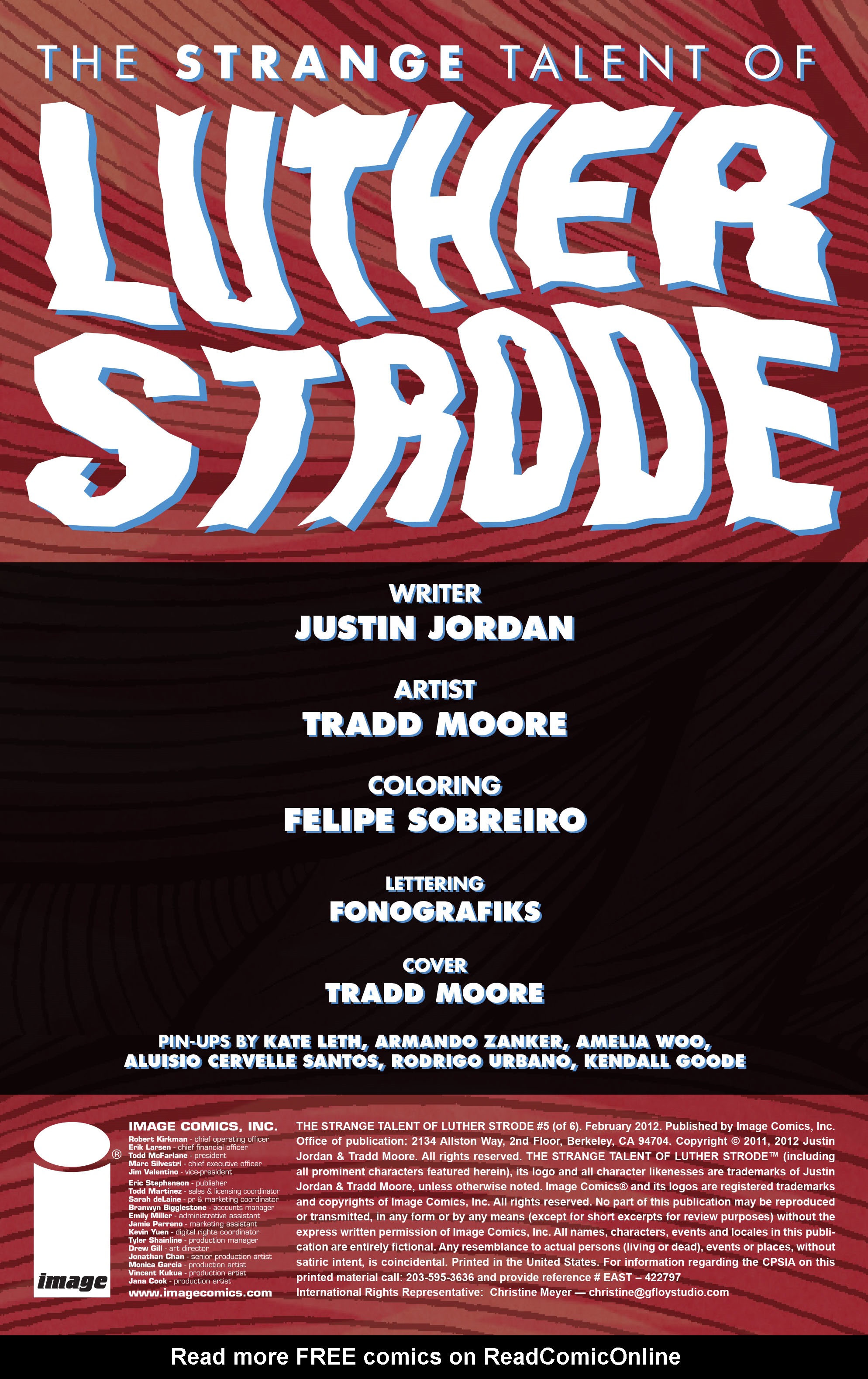 Read online The Strange Talent of Luther Strode comic -  Issue #5 - 2