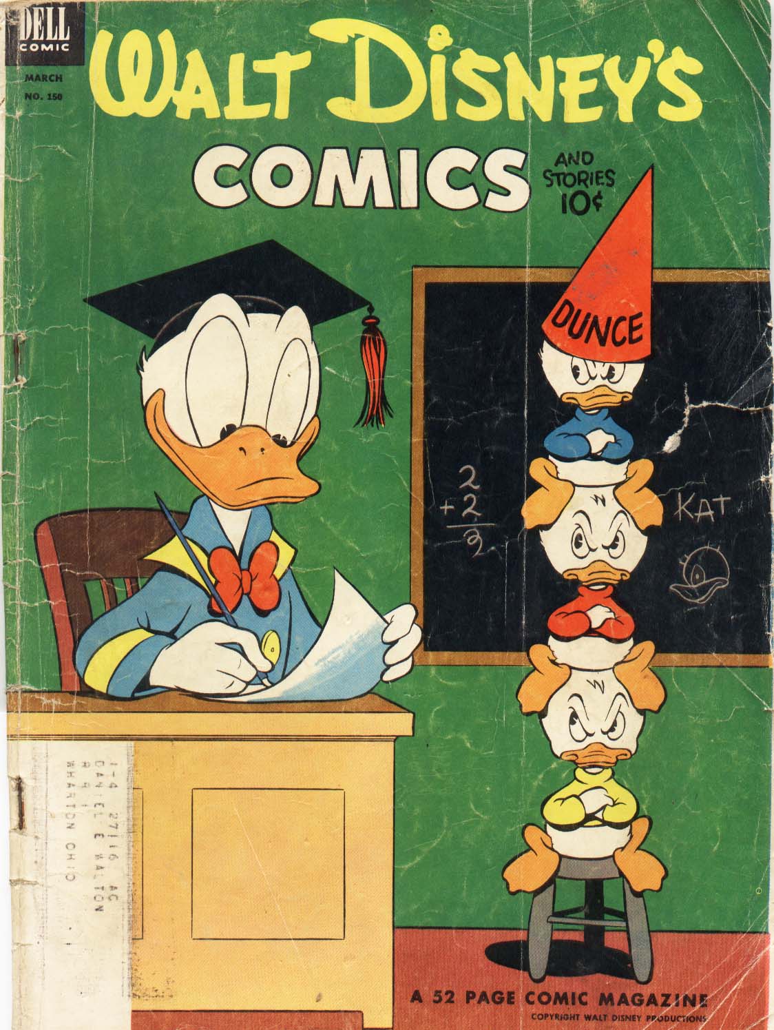 Read online Walt Disney's Comics and Stories comic -  Issue #150 - 1
