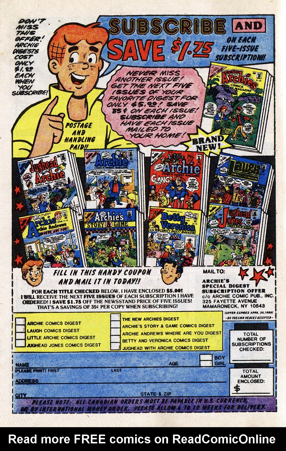 Read online Little Archie Comics Digest Magazine comic -  Issue #34 - 131