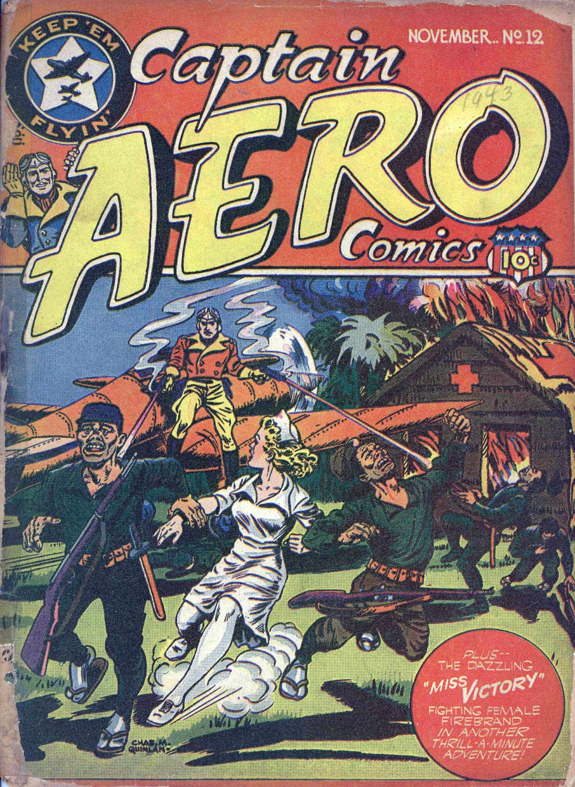 Captain Aero Comics issue 12 - Page 1
