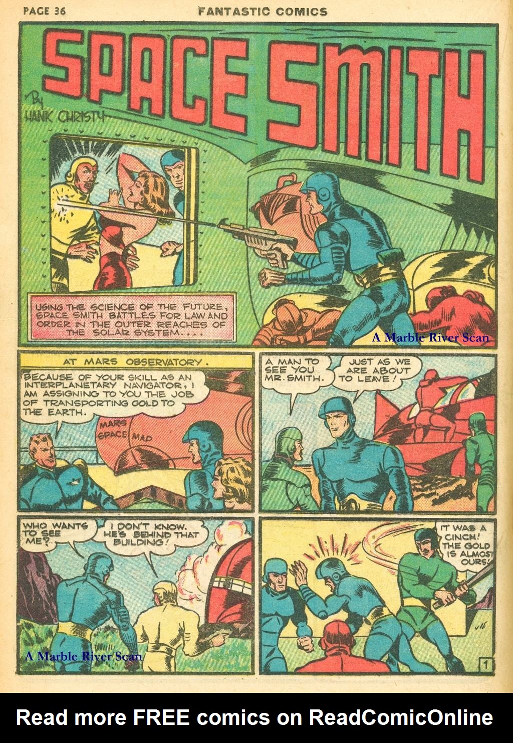 Read online Fantastic Comics comic -  Issue #12 - 38