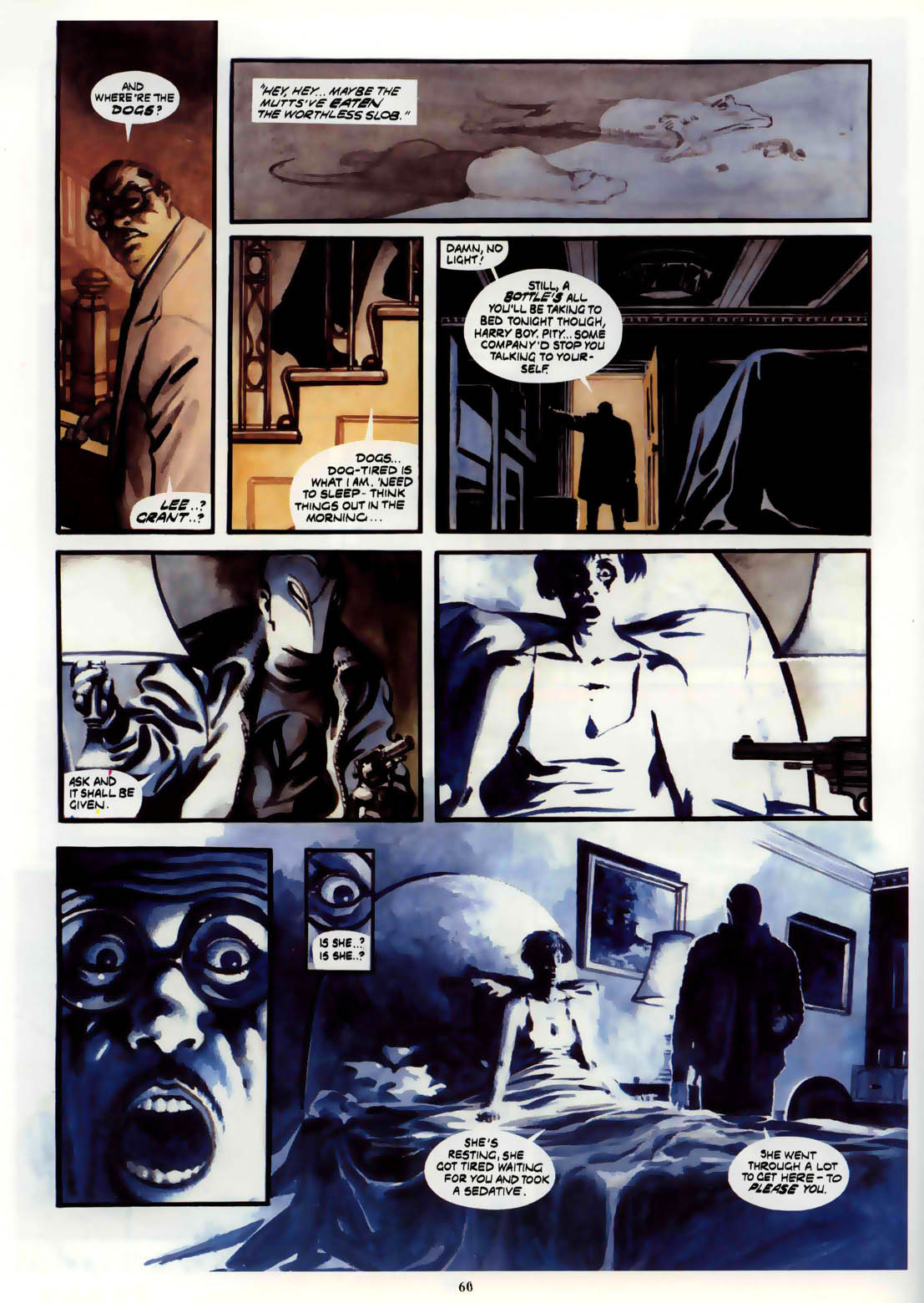 Read online Marvel Graphic Novel comic -  Issue #6 Night Raven - House of Cards - 59