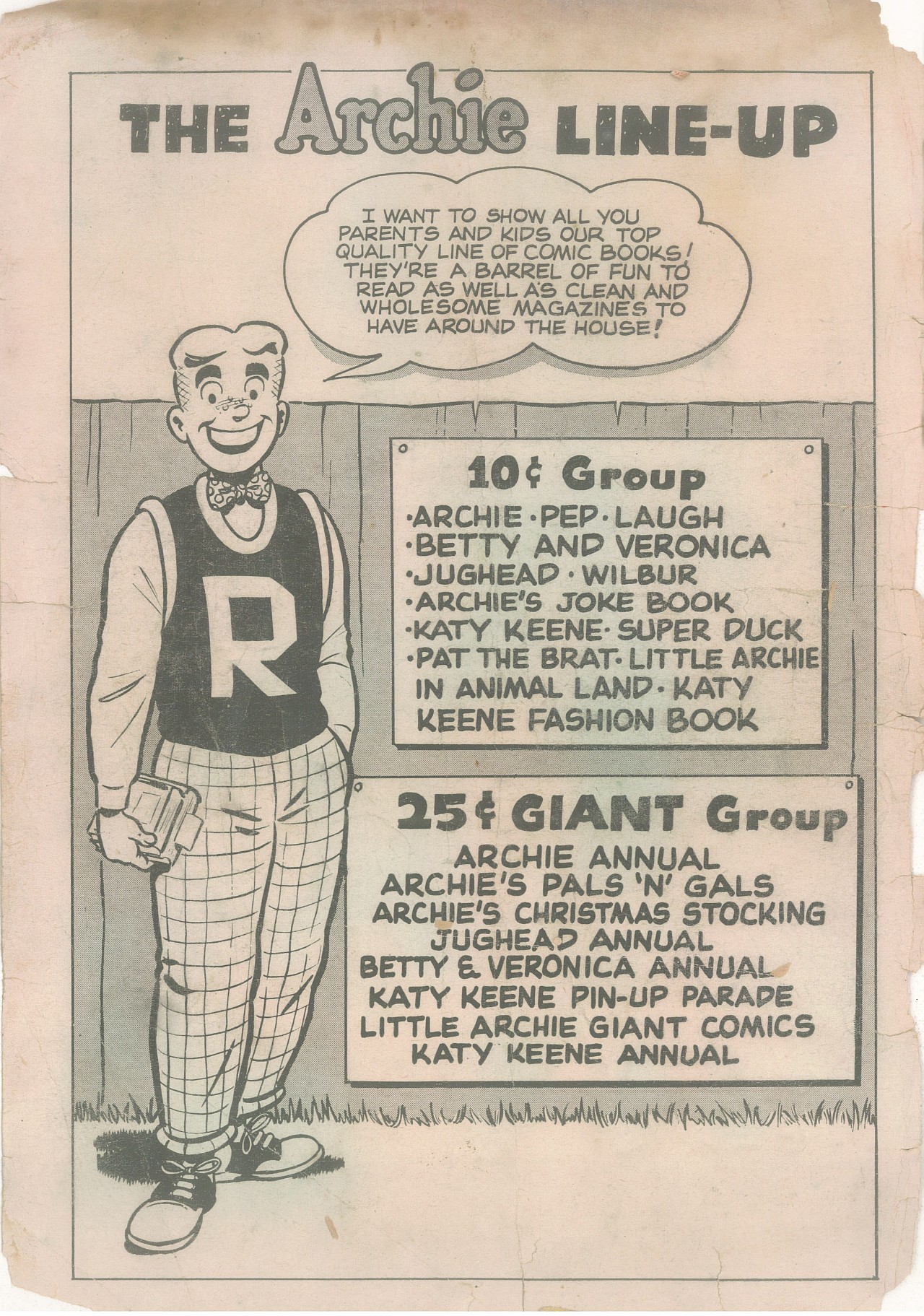 Read online Life With Archie (1958) comic -  Issue #1 - 2