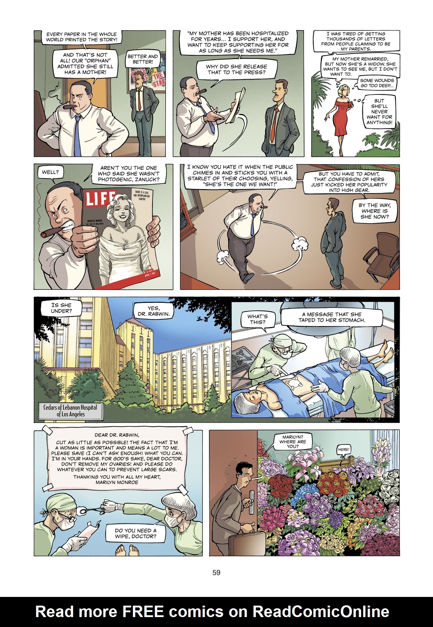 Read online The Stars of History: Marilyn Monroe comic -  Issue # TPB - 59