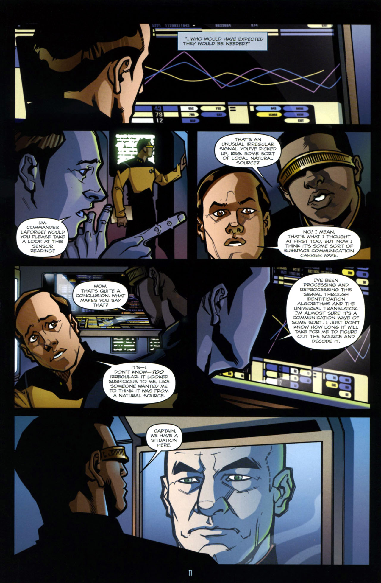 Read online Star Trek: The Next Generation: Intelligence Gathering comic -  Issue #1 - 14
