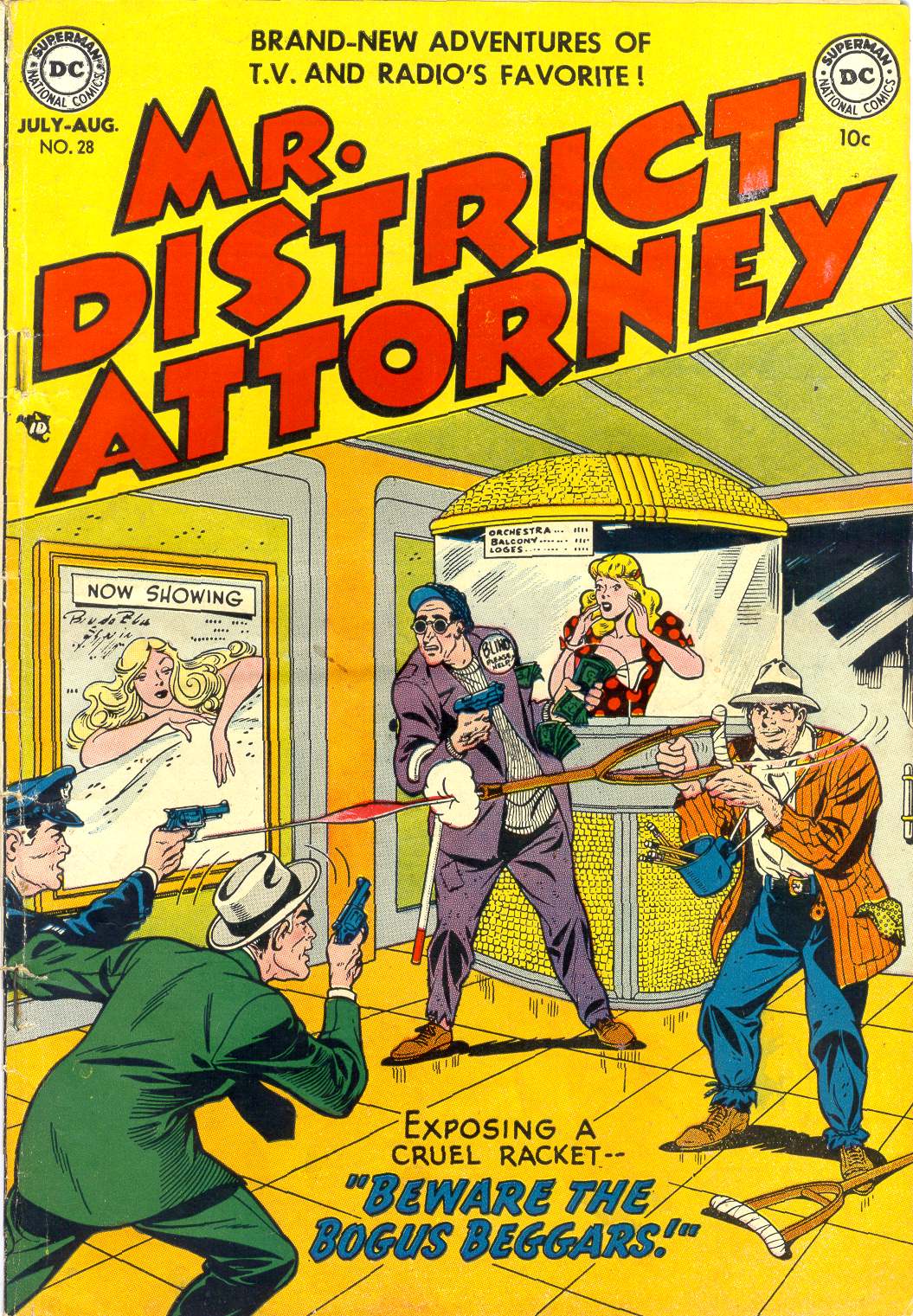 Read online Mr. District Attorney comic -  Issue #28 - 1