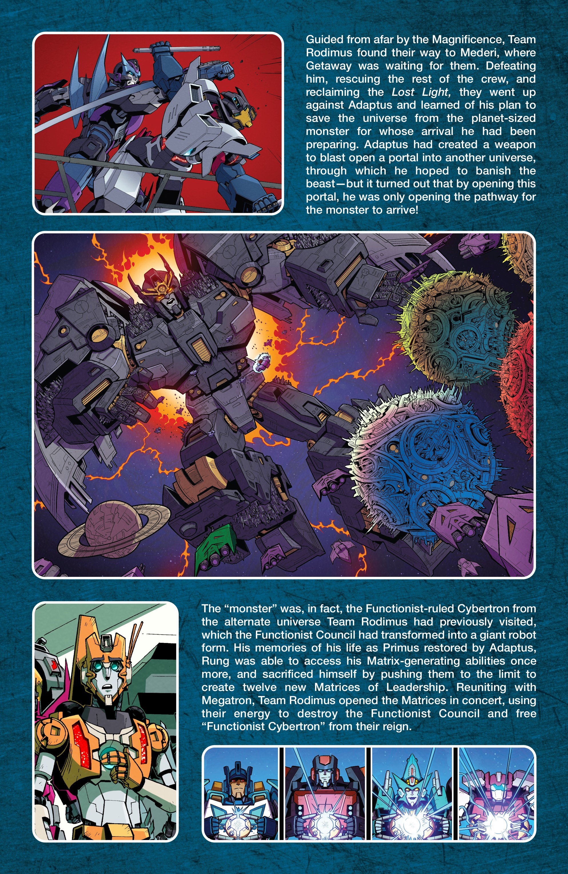 Read online Transformers: Historia comic -  Issue # Full - 39