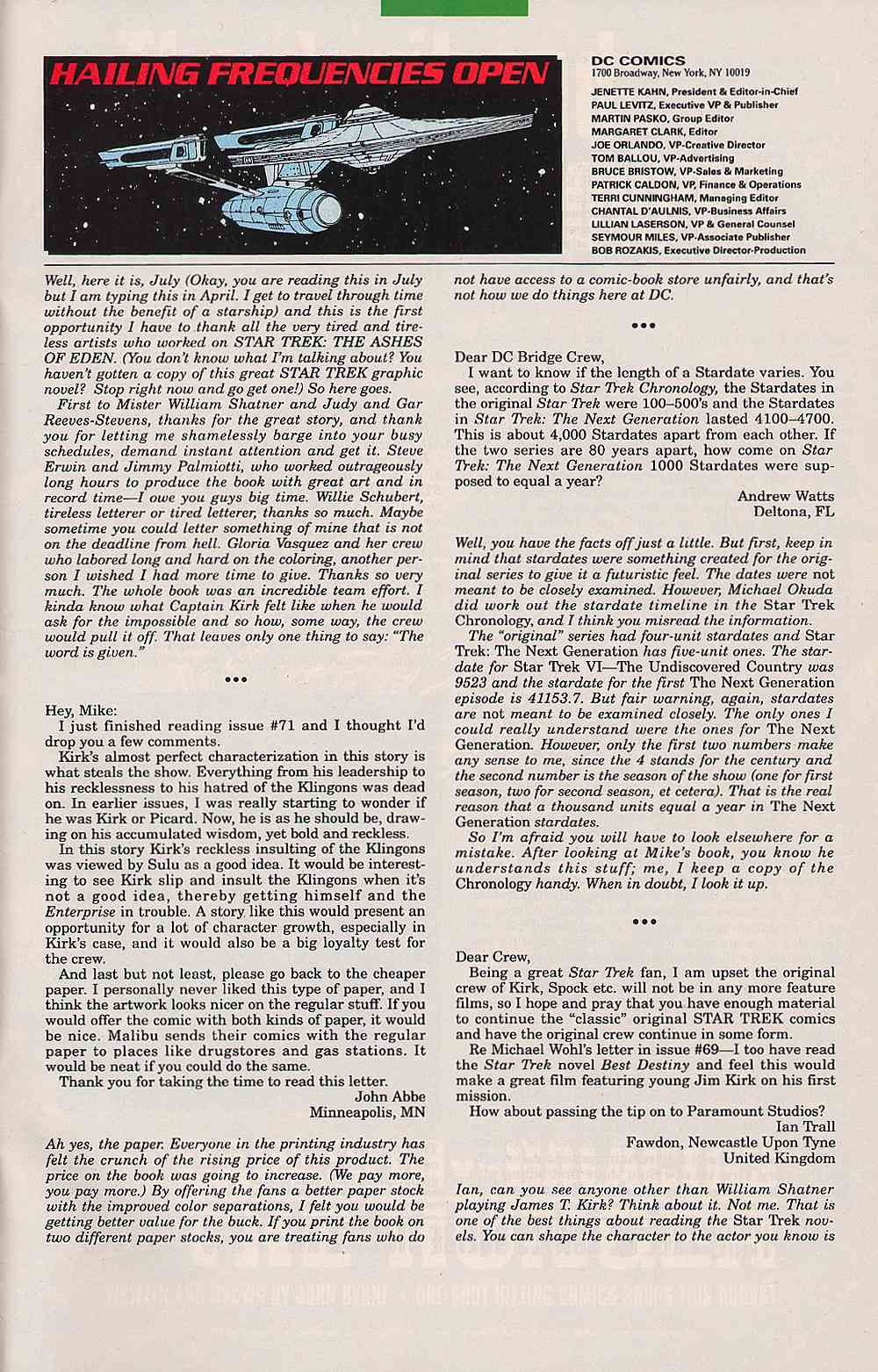 Read online Star Trek (1989) comic -  Issue #75 - 49