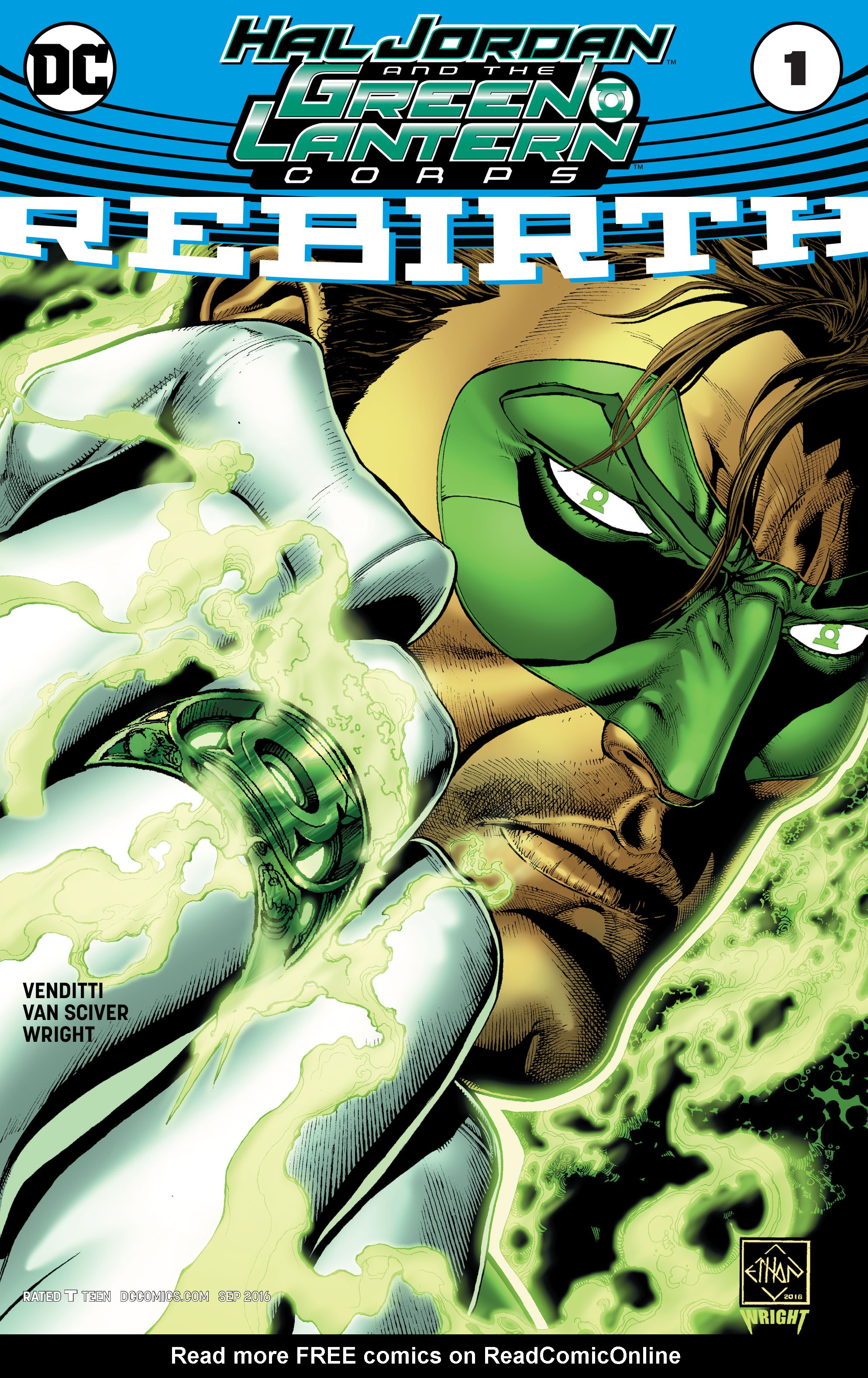 Hal Jordan & the Green Lantern Corps: Rebirth issue Full - Page 1