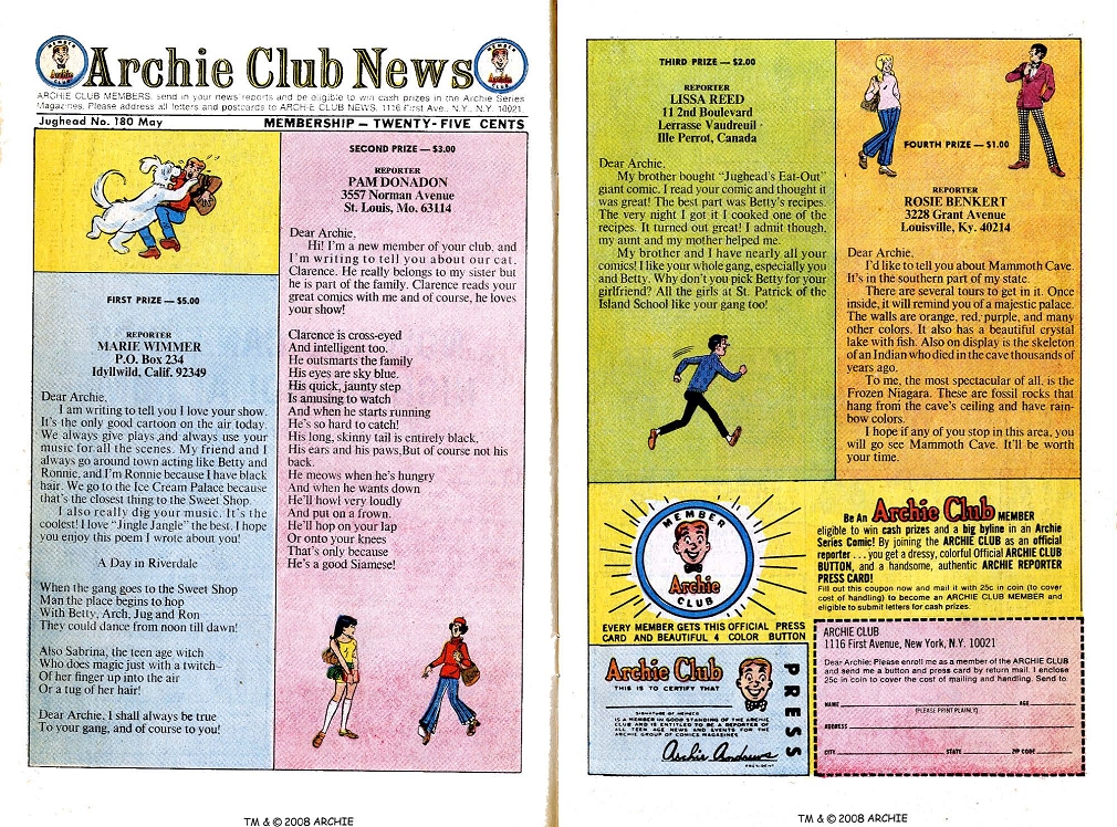 Read online Jughead (1965) comic -  Issue #180 - 6