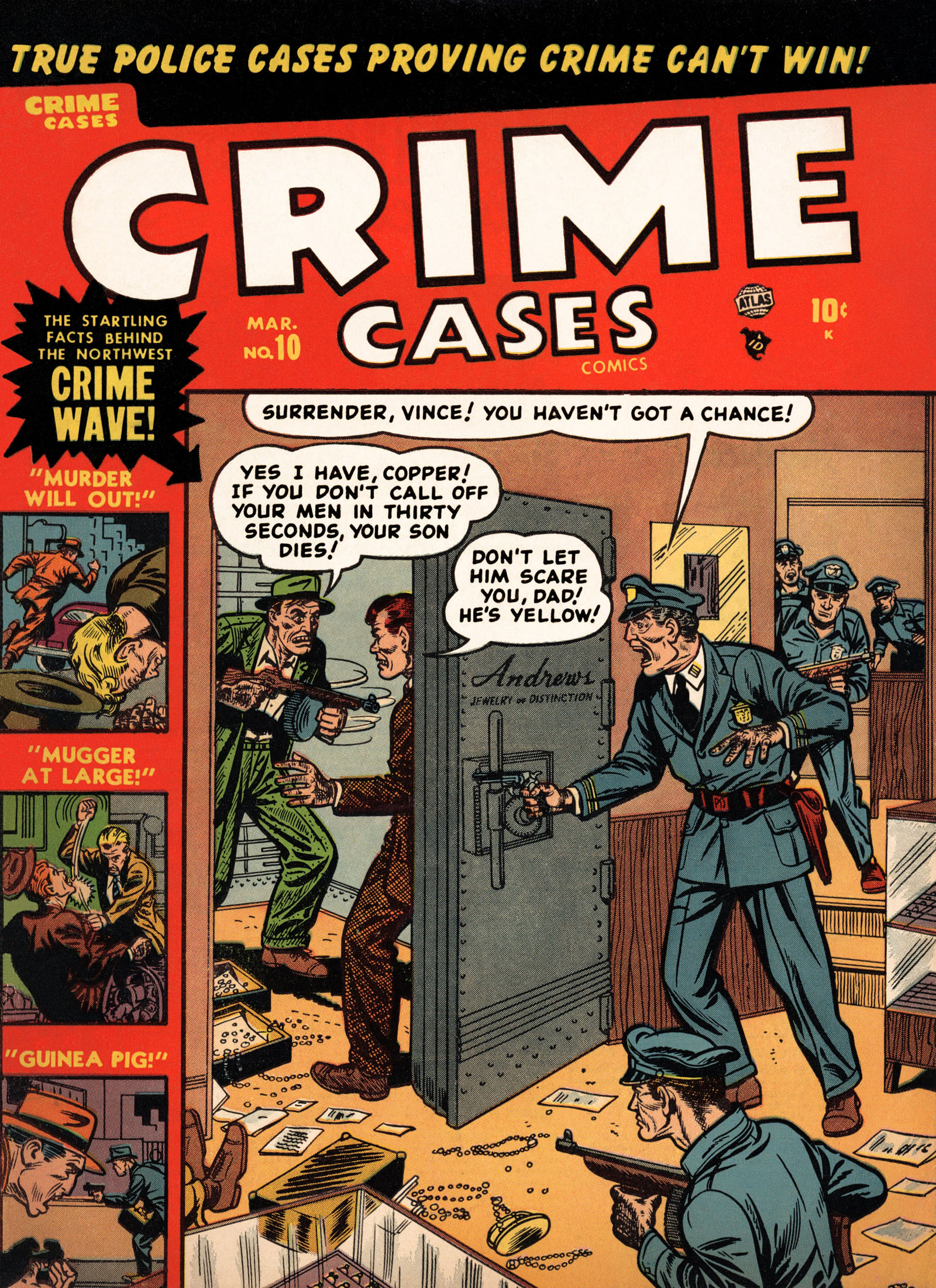Read online Crime Cases Comics (1951) comic -  Issue #10 - 1