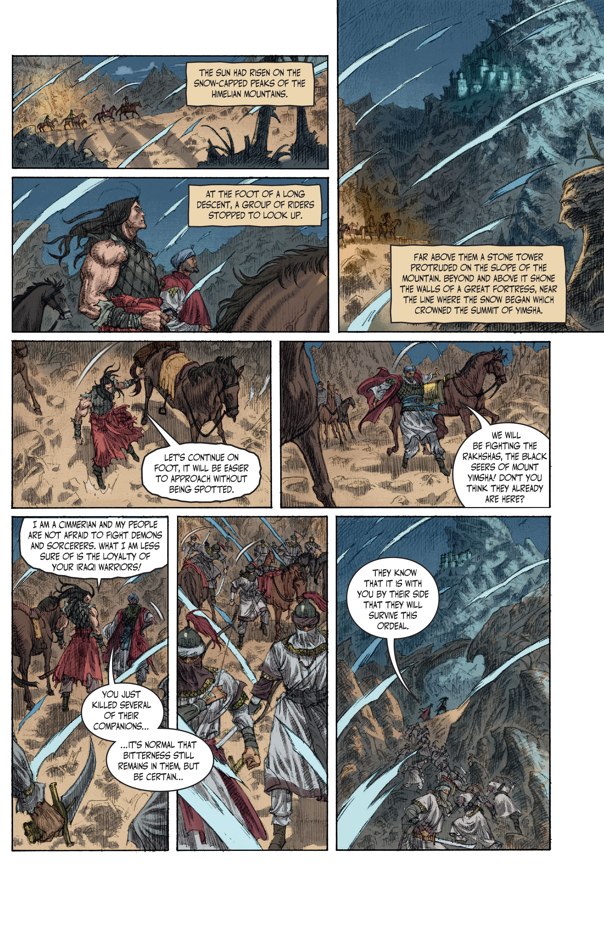 Read online The Cimmerian: People of the Black Circle comic -  Issue #3 - 6