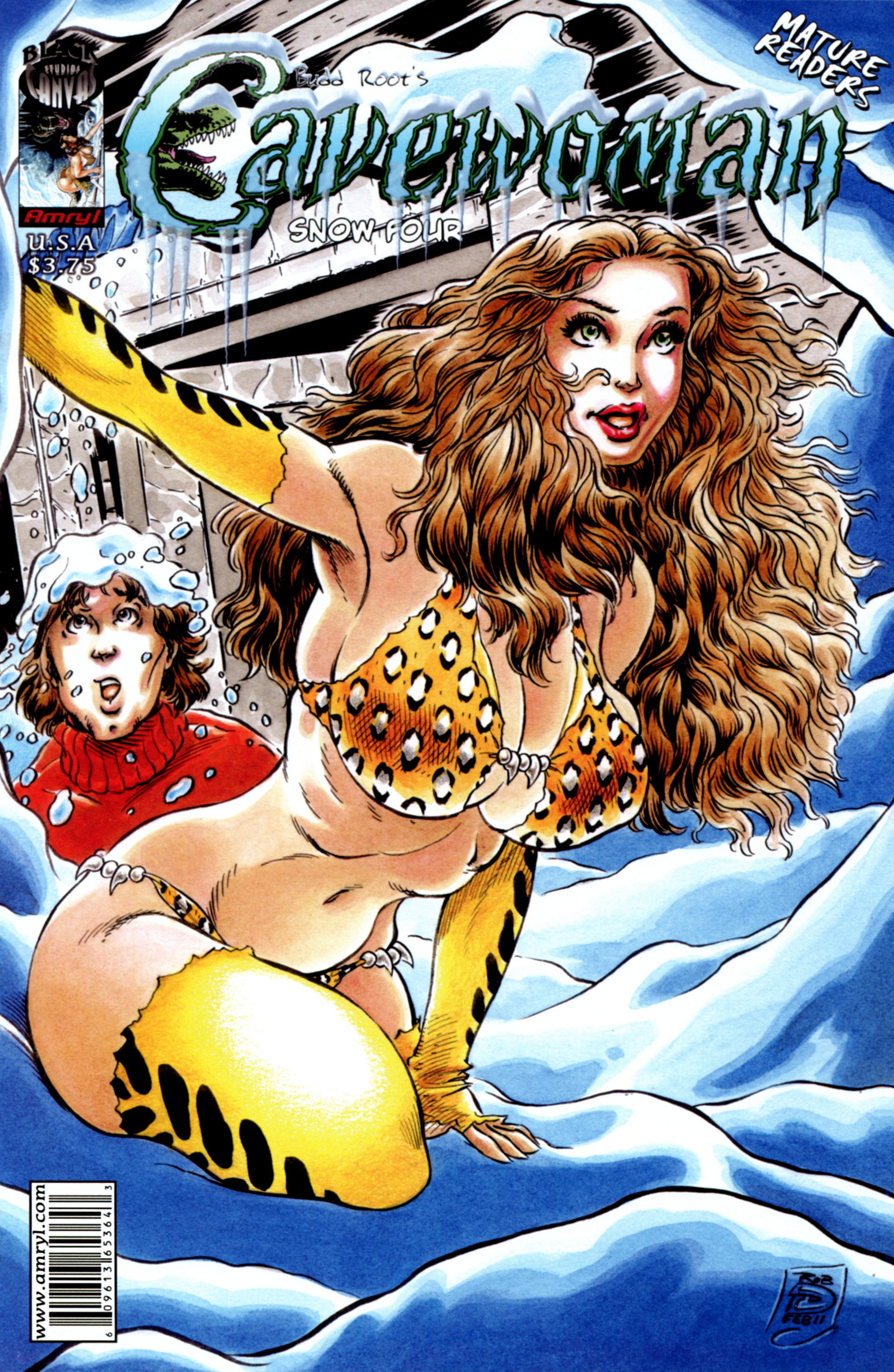 Read online Cavewoman: Snow comic -  Issue #4 - 1