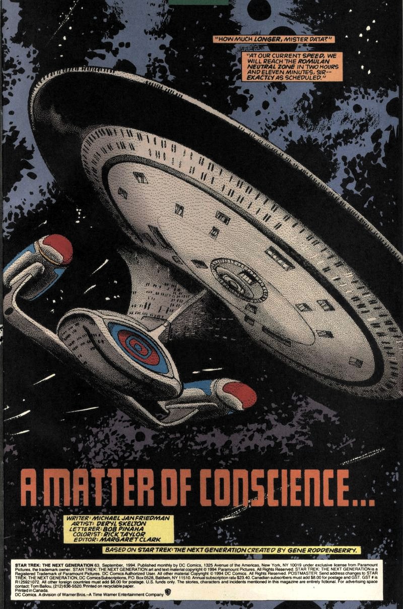 Read online Star Trek: The Next Generation (1989) comic -  Issue #63 - 2