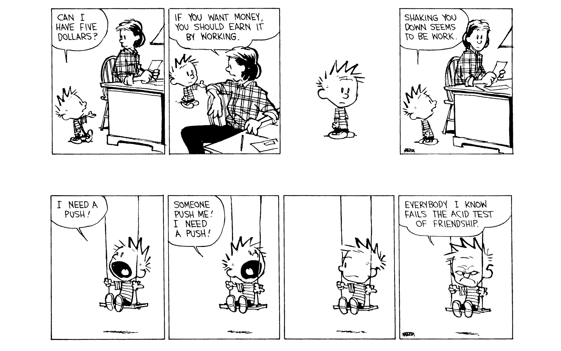 Read online Calvin and Hobbes comic -  Issue #8 - 155