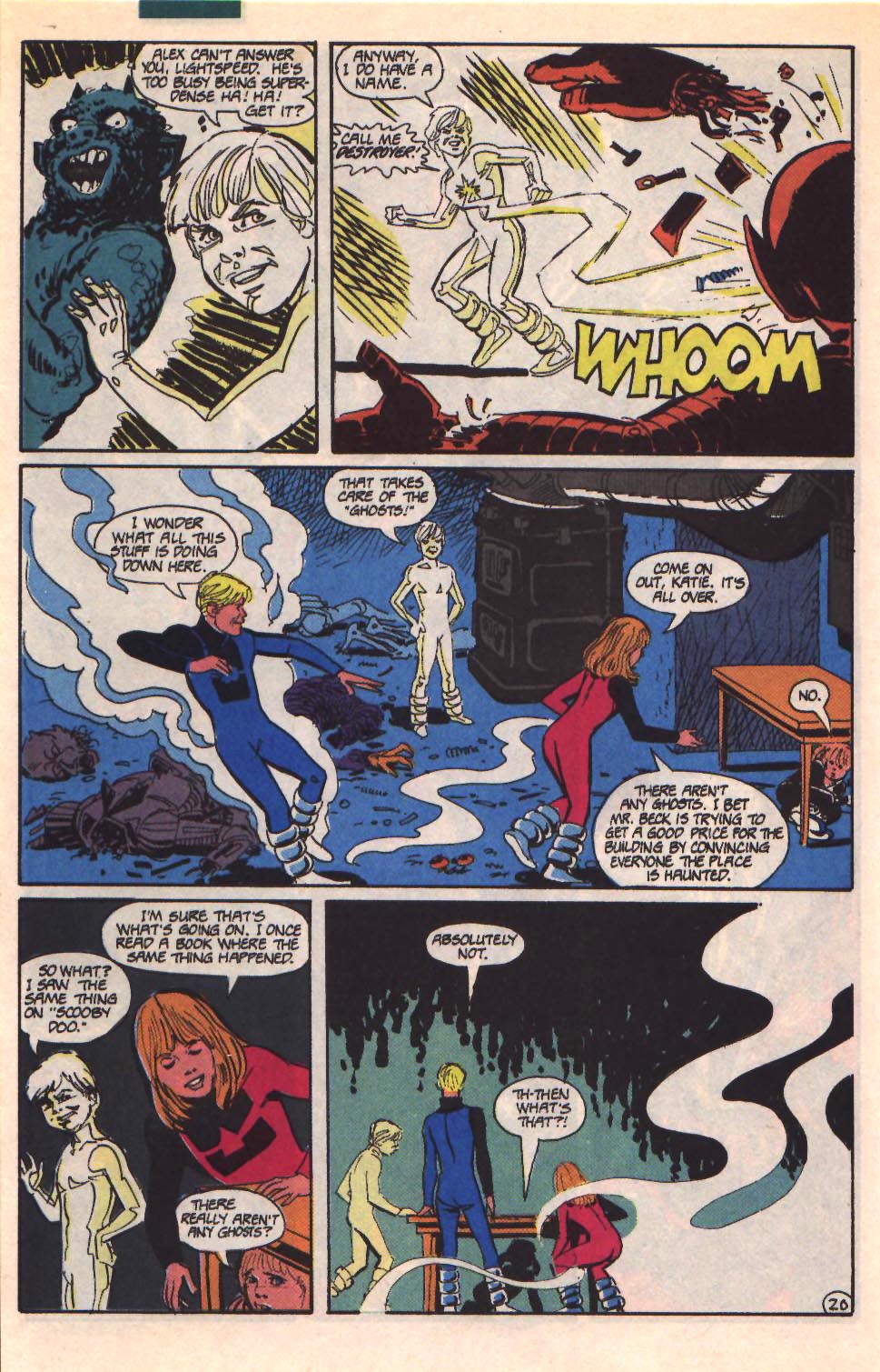 Read online Power Pack (1984) comic -  Issue #55 - 21