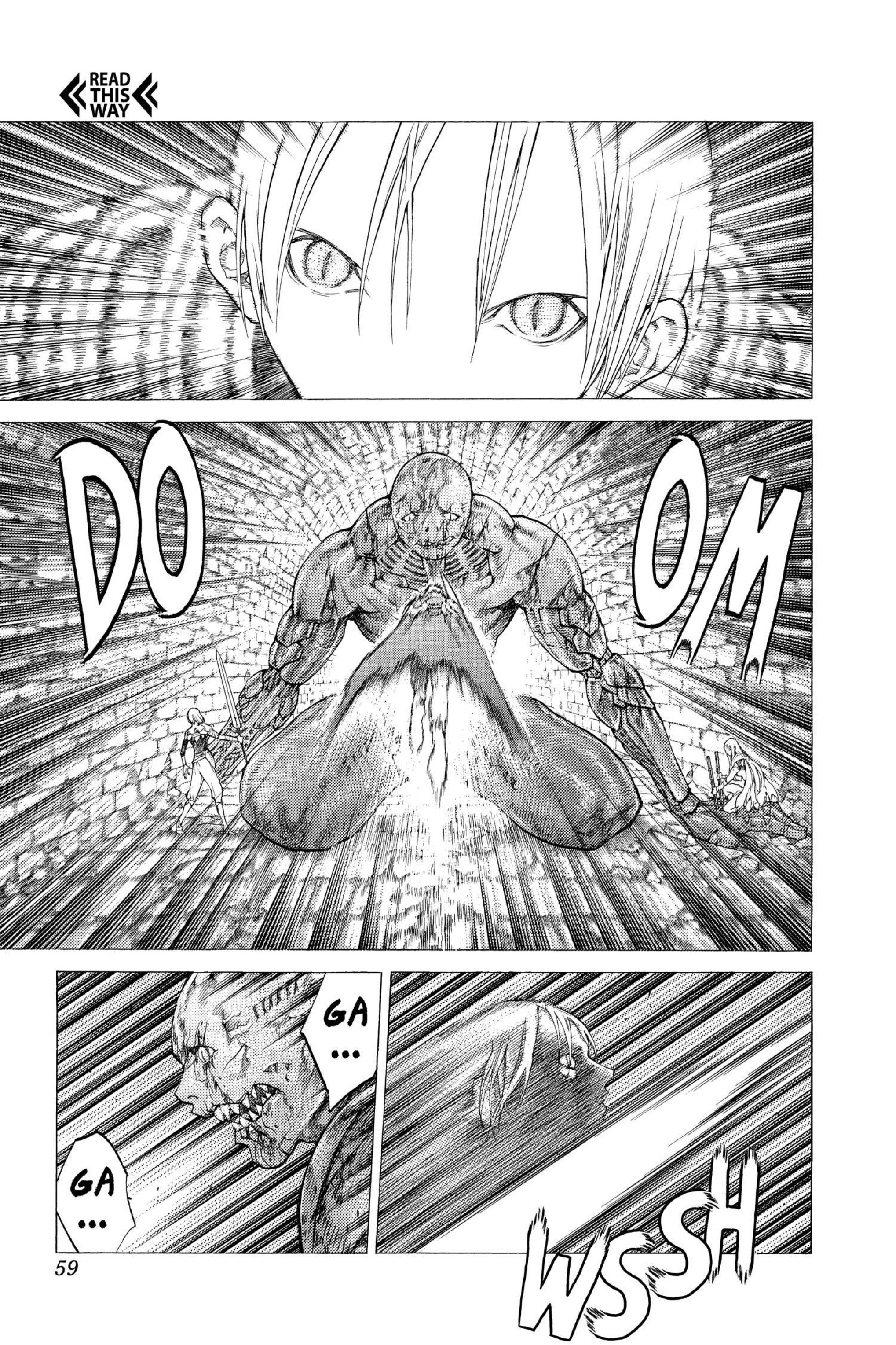 Read online Claymore comic -  Issue #9 - 57