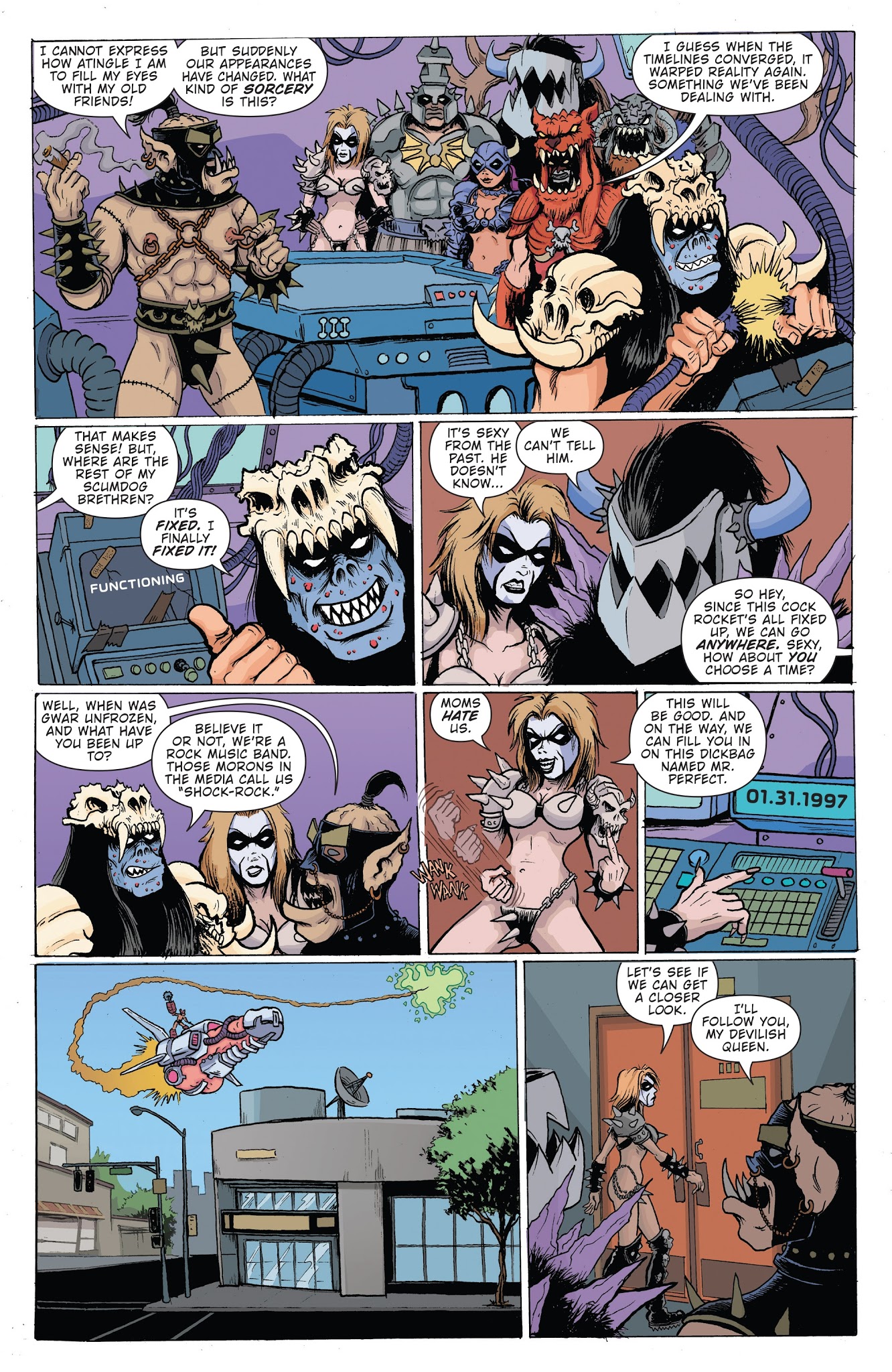 Read online Gwar: Orgasmageddon comic -  Issue #3 - 15