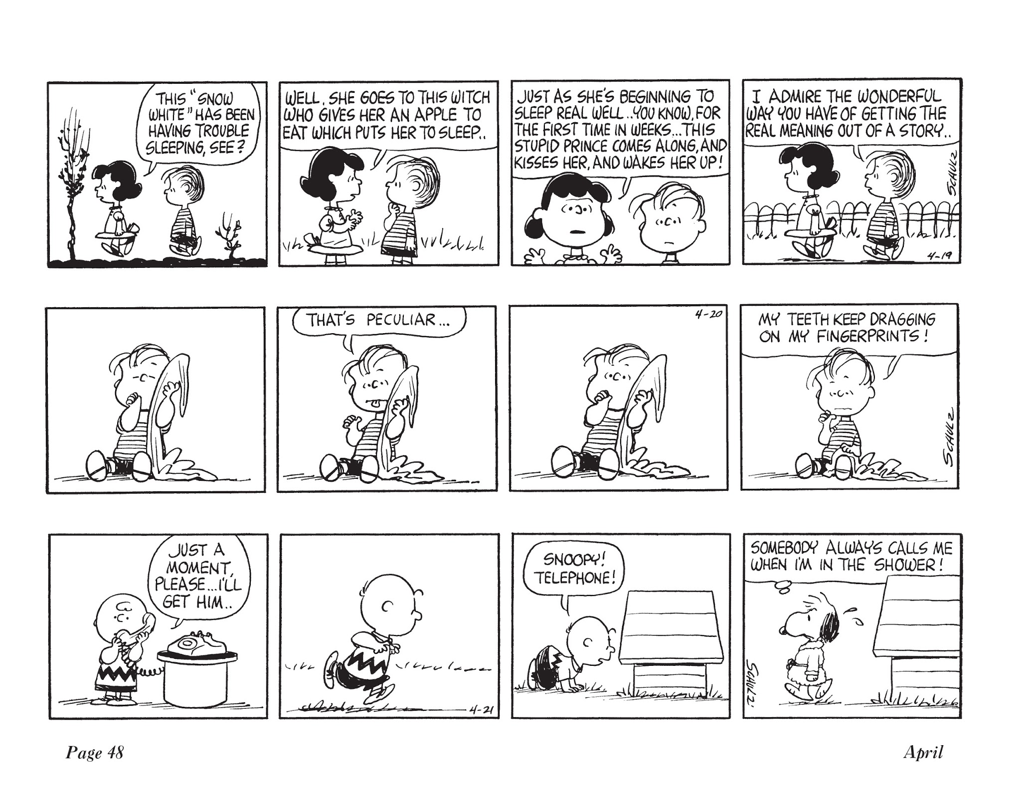 Read online The Complete Peanuts comic -  Issue # TPB 8 - 60