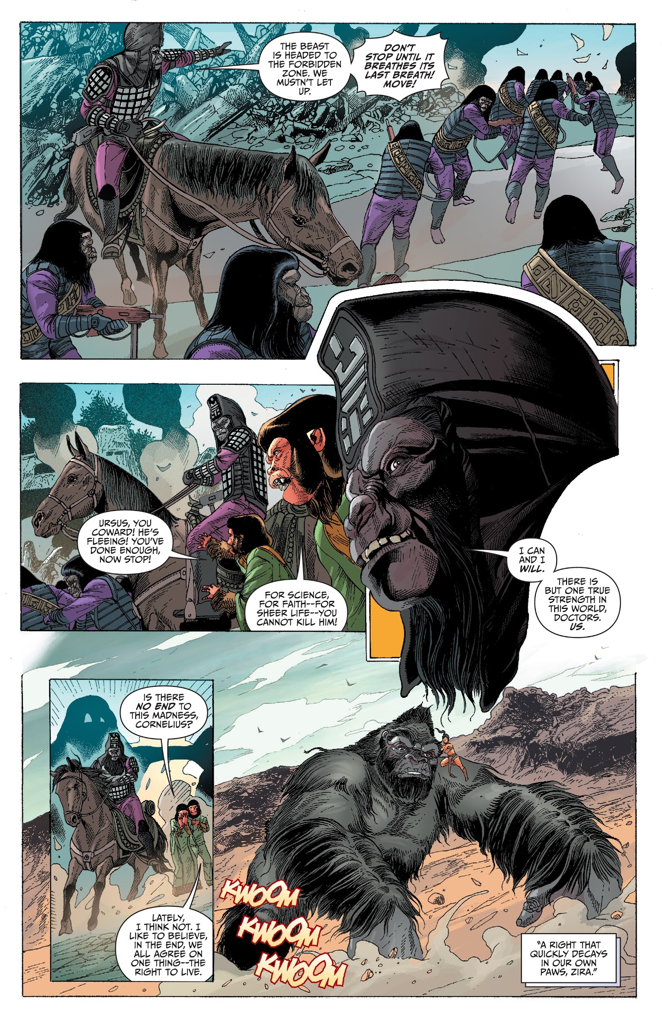 Read online Kong on the Planet of the Apes comic -  Issue #5 - 22