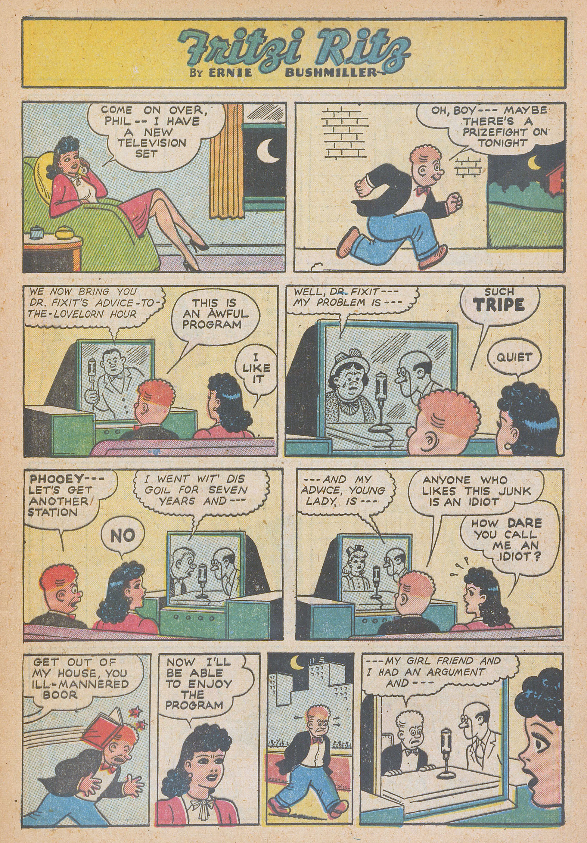 Read online Fritzi Ritz (1953) comic -  Issue #54 - 5