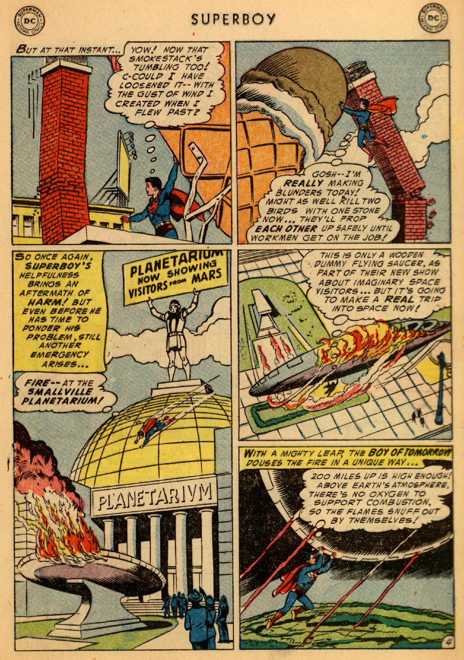 Read online Superboy (1949) comic -  Issue #32 - 16