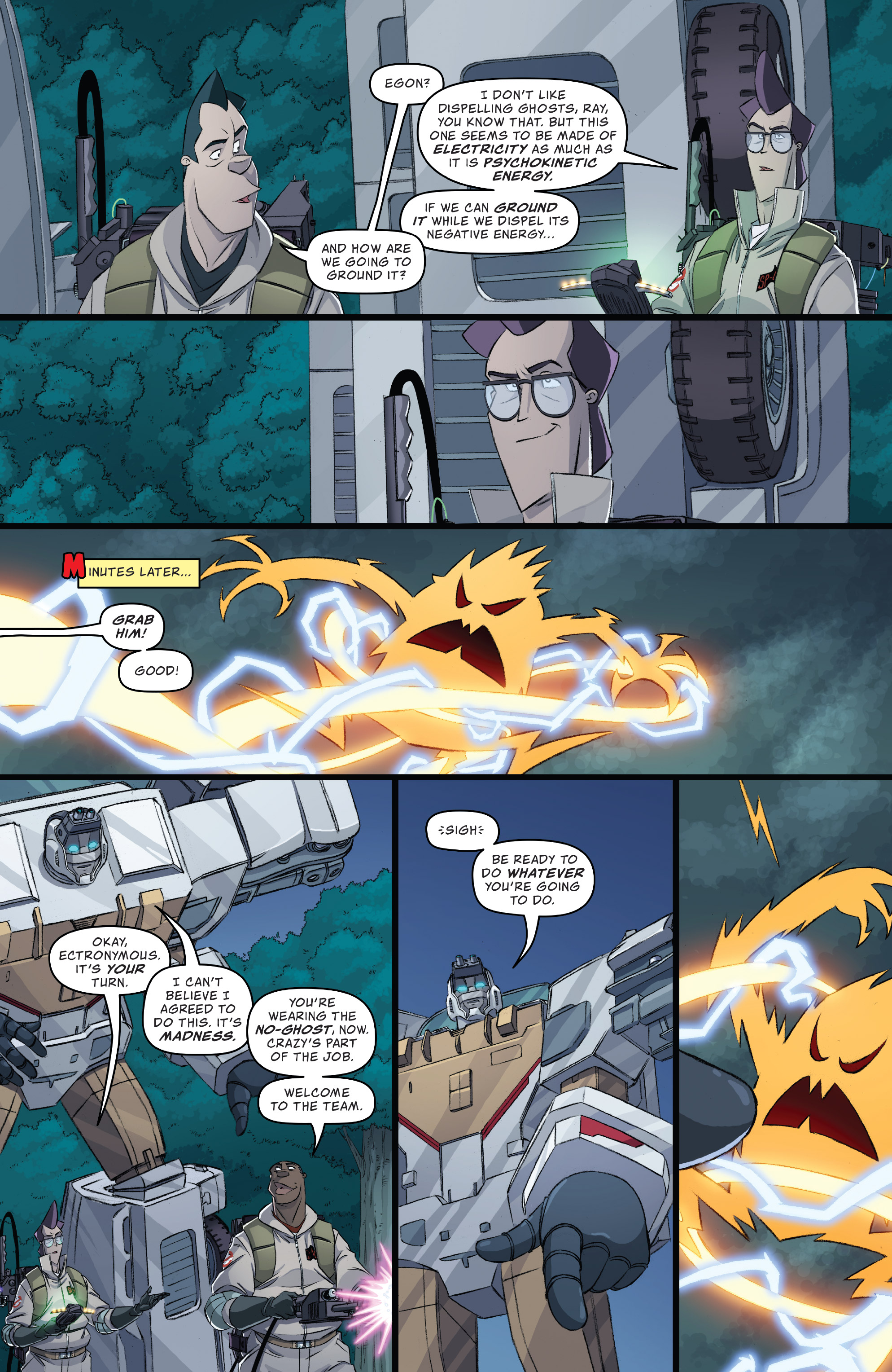 Read online Transformers/Ghostbusters comic -  Issue #2 - 21
