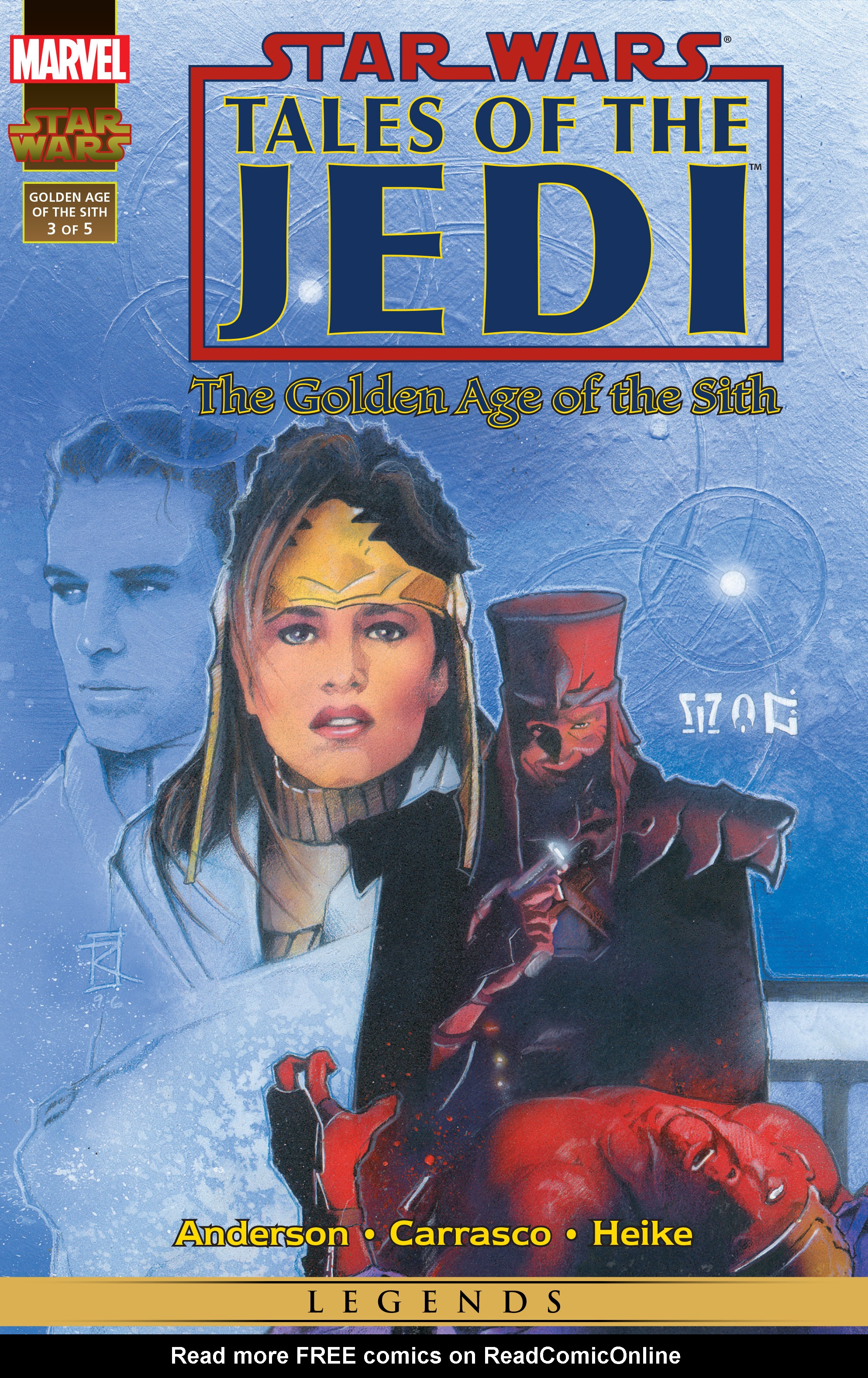 Read online Star Wars: Tales of the Jedi - The Golden Age of the Sith comic -  Issue #3 - 1