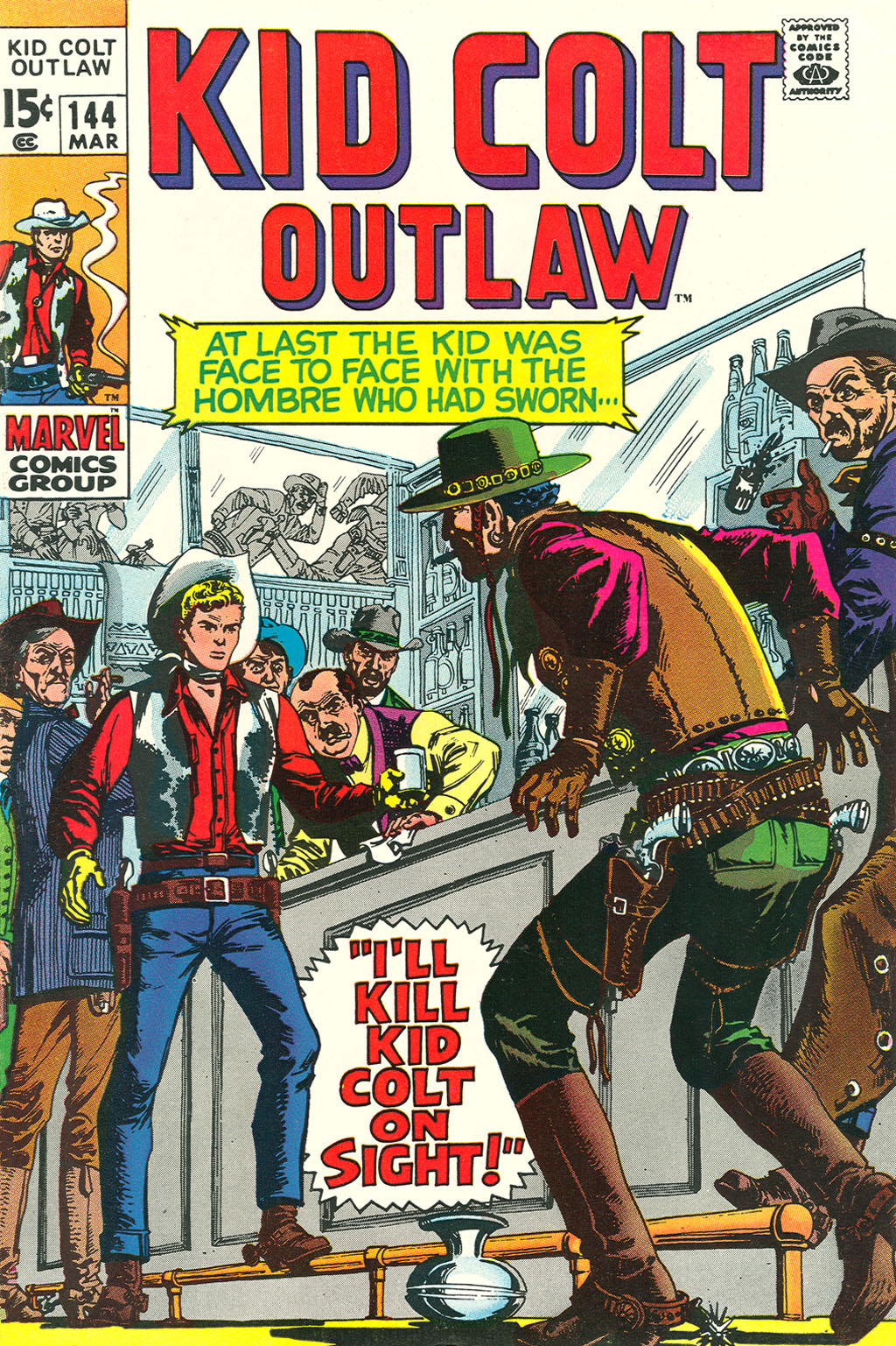 Read online Kid Colt Outlaw comic -  Issue #144 - 1