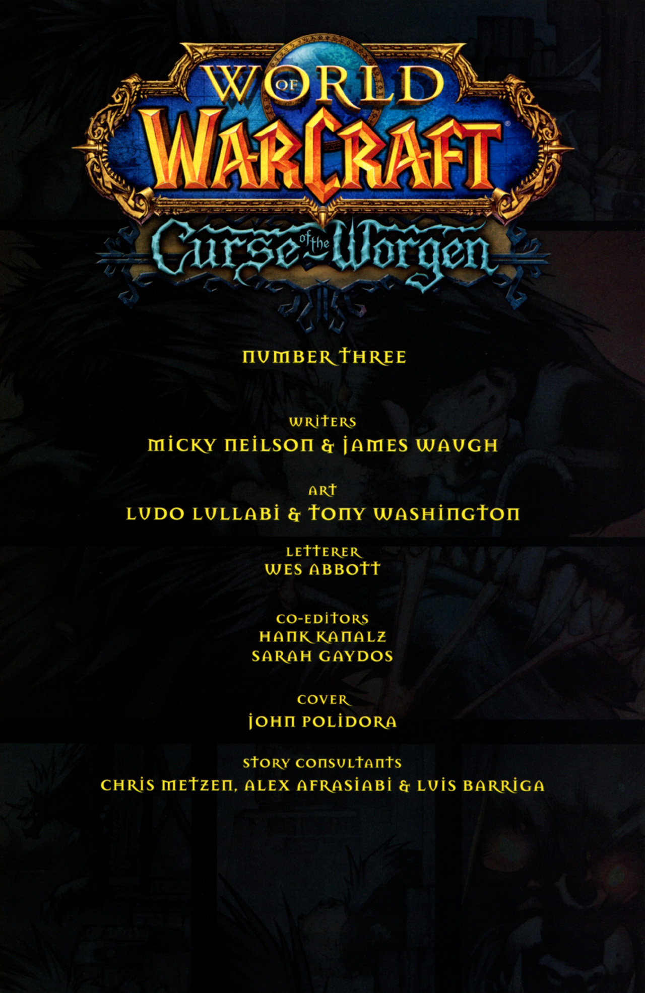 Read online World of Warcraft: Curse of the Worgen comic -  Issue #3 - 2