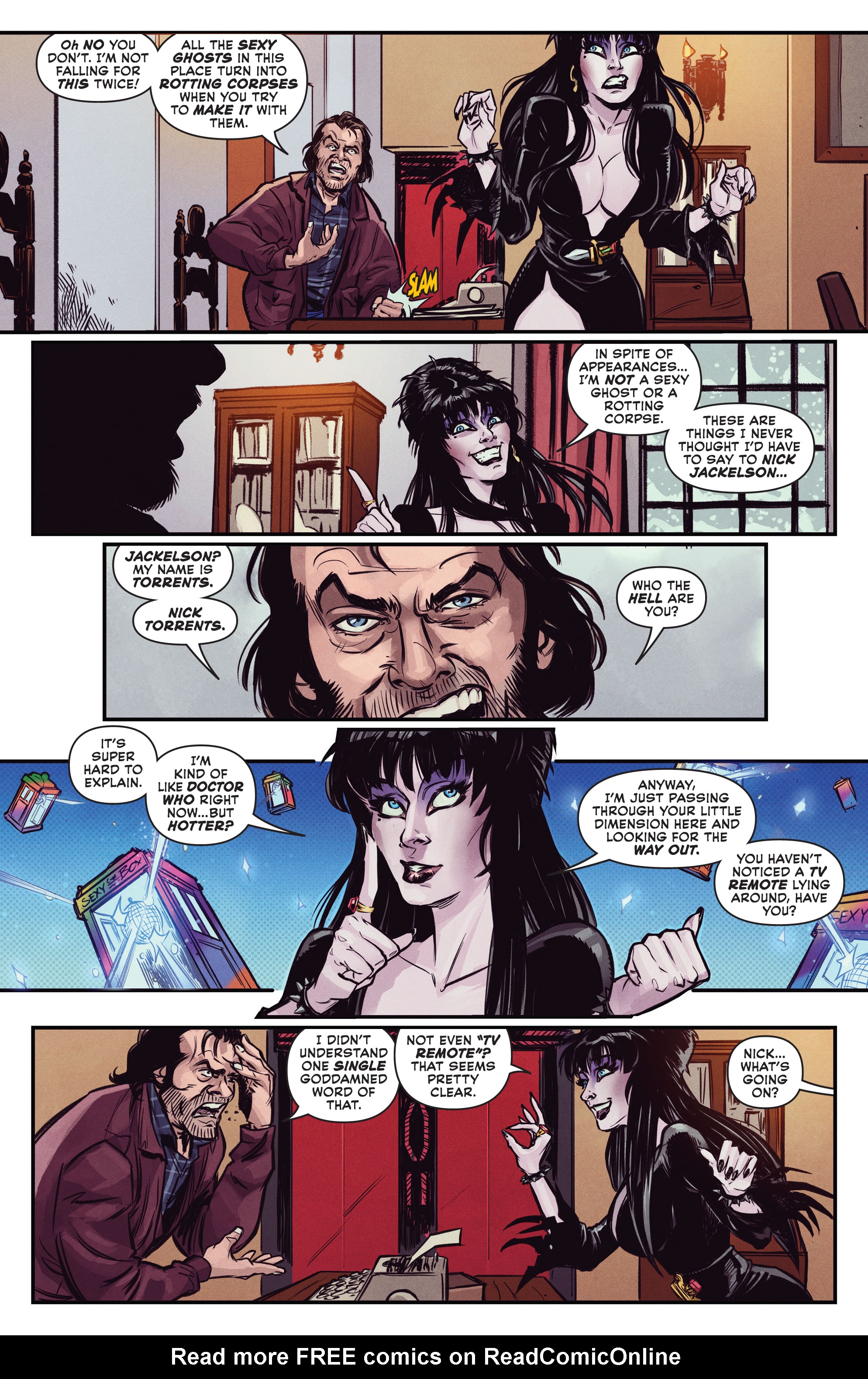 Read online Elvira in Horrorland comic -  Issue #2 - 12