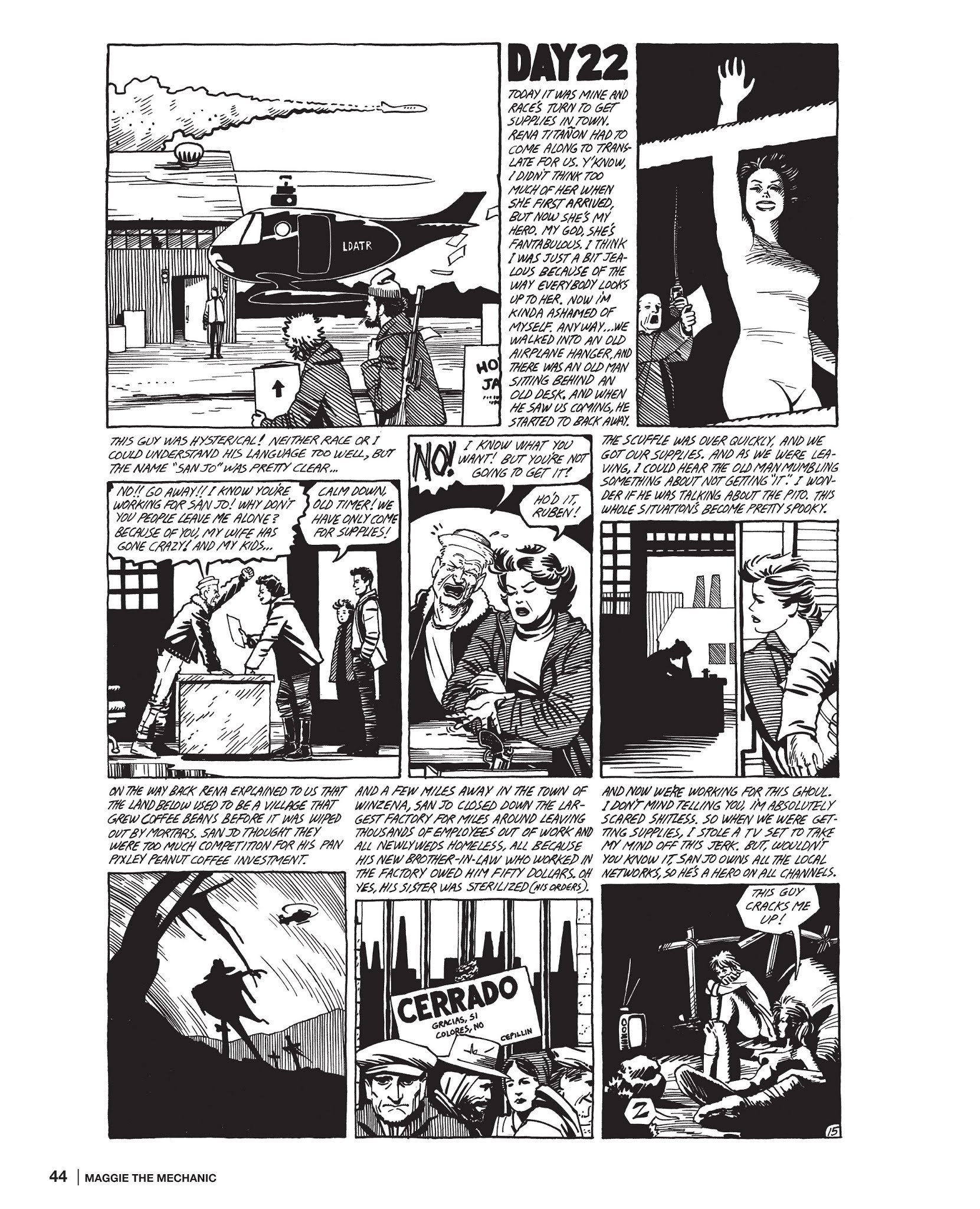 Read online Maggie the Mechanic: The Love & Rockets Library - Locas comic -  Issue # TPB (Part 1) - 44