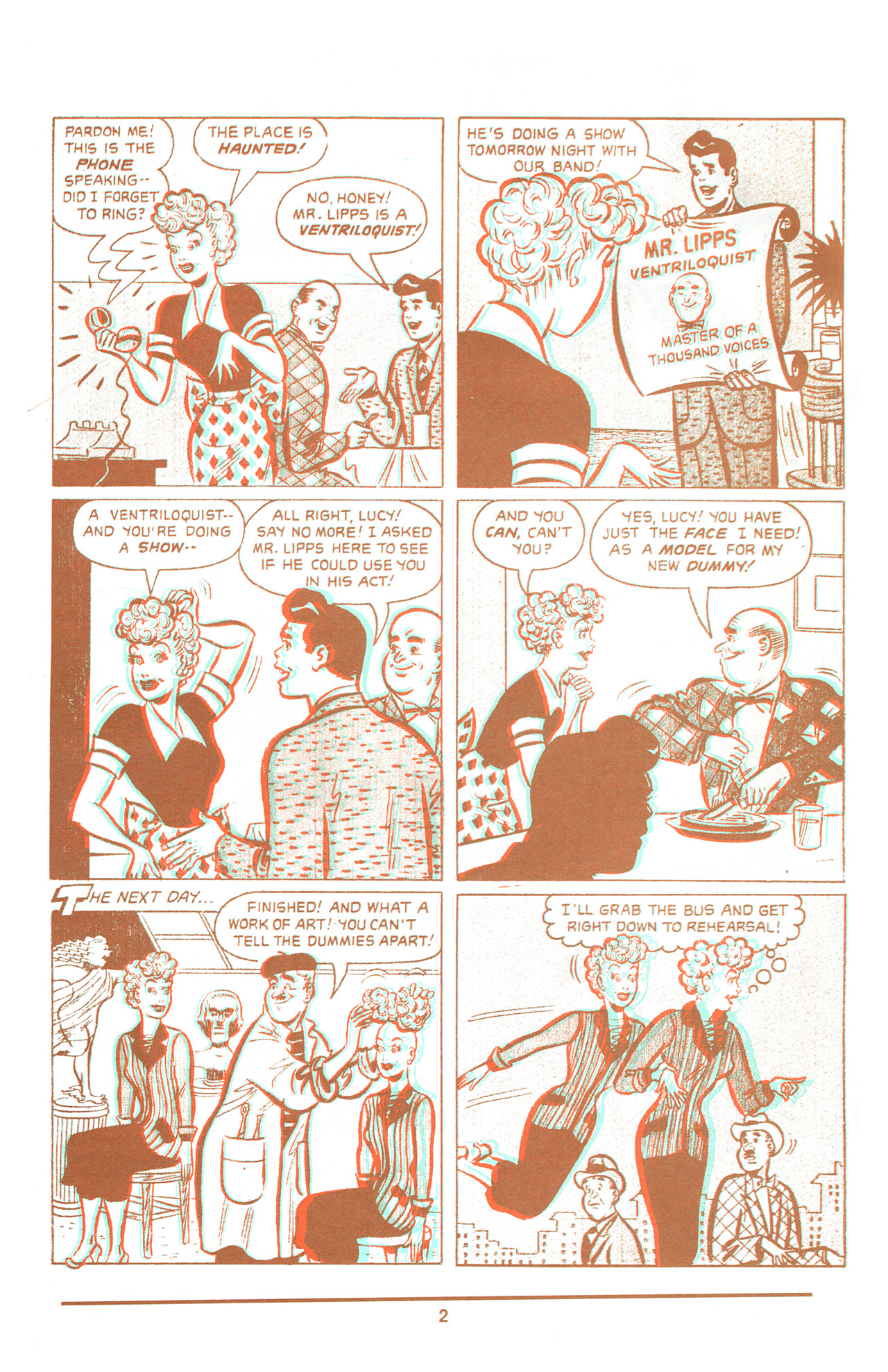 Read online I Love Lucy in 3-D comic -  Issue # Full - 4