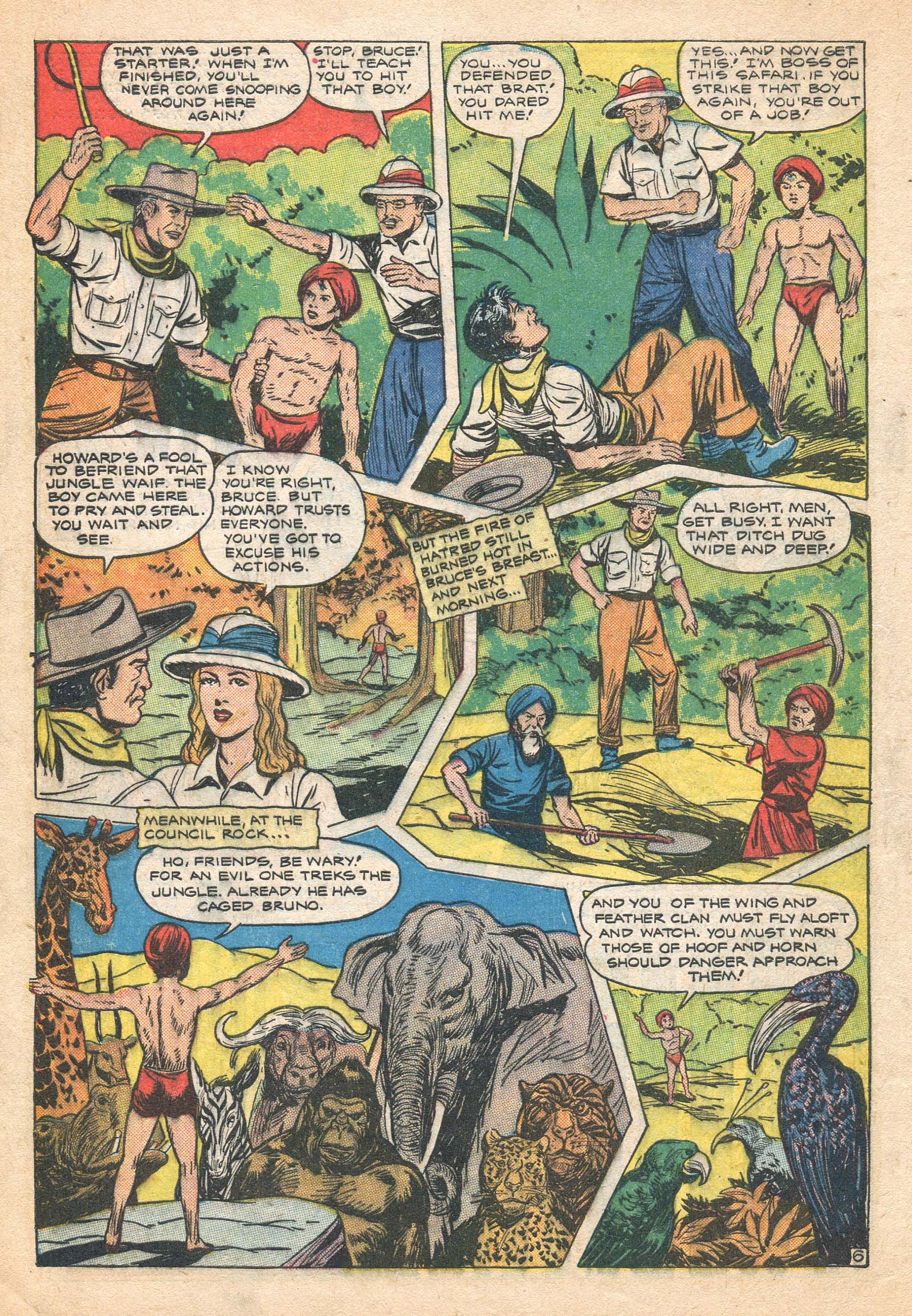 Read online Wambi Jungle Boy comic -  Issue #7 - 8