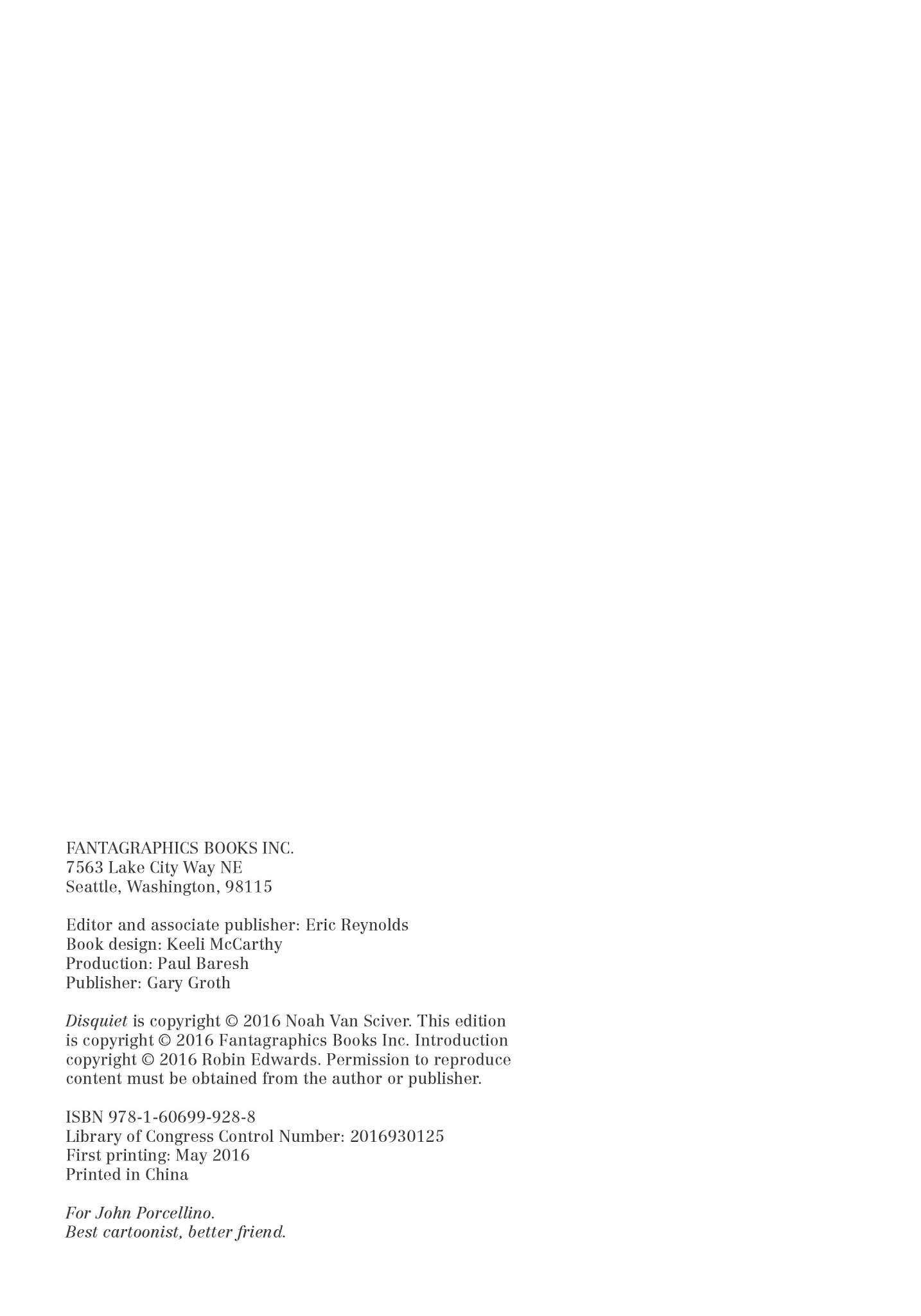 Read online Disquiet comic -  Issue # TPB - 3