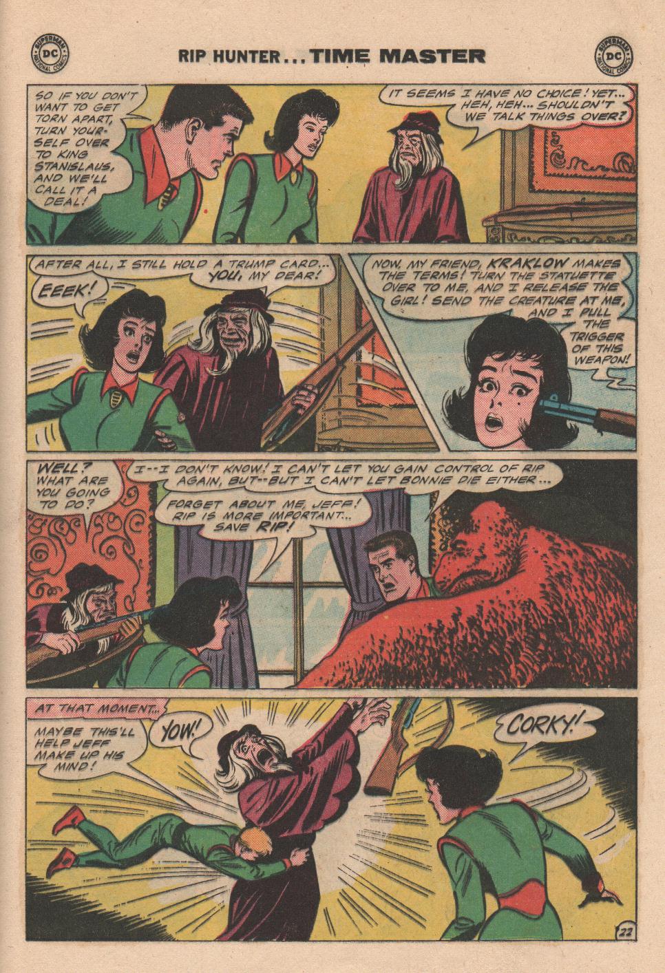 Read online Rip Hunter...Time Master comic -  Issue #28 - 29