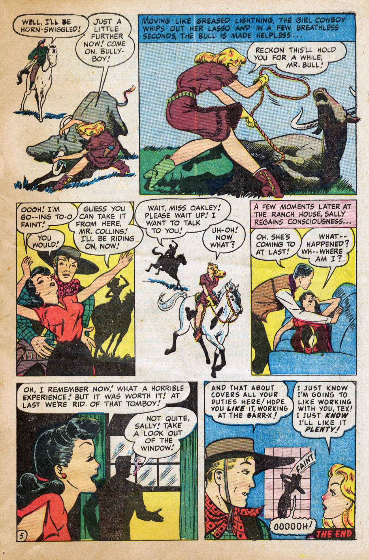 Read online Annie Oakley comic -  Issue #1 - 7