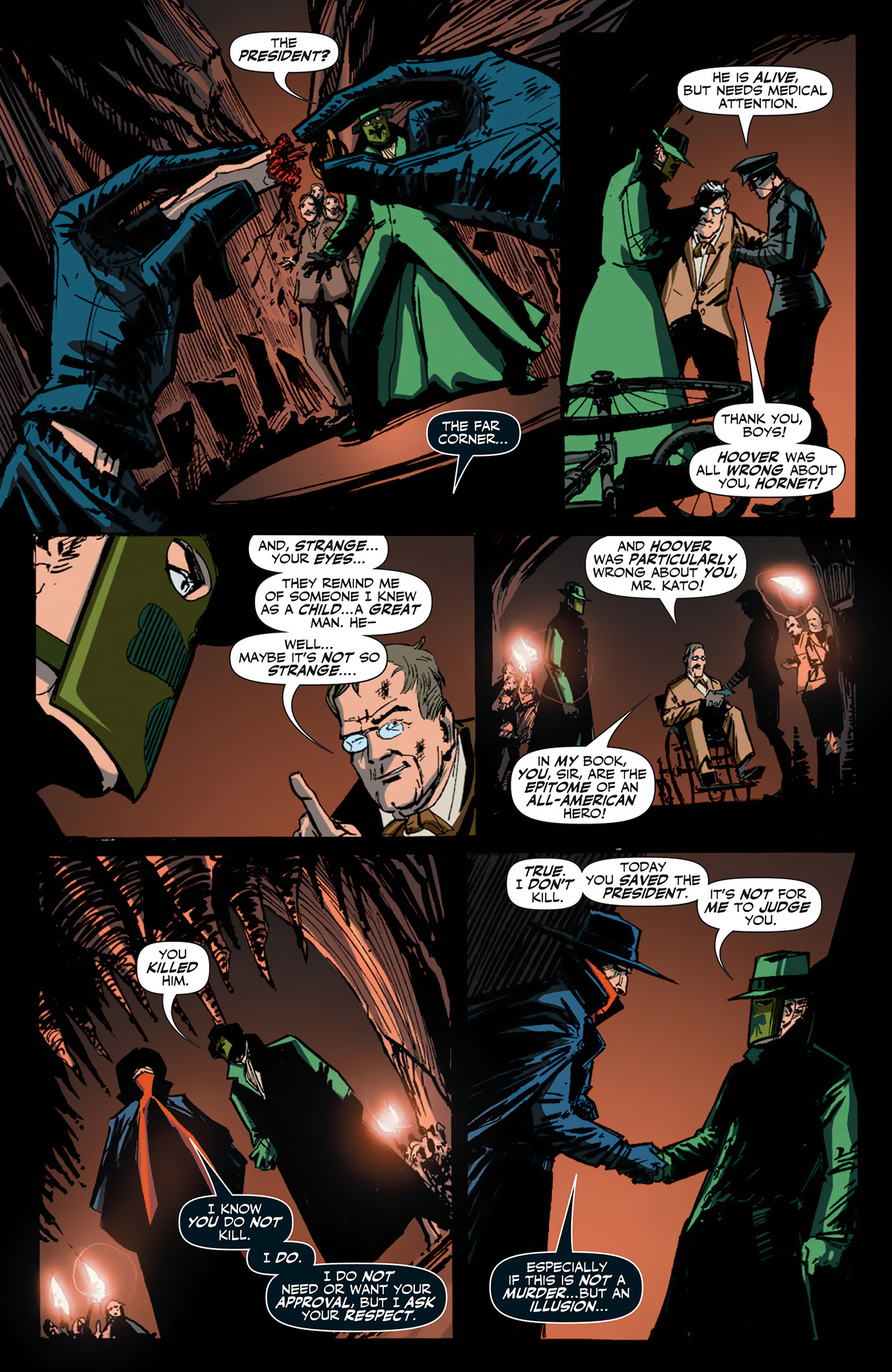 Read online The Shadow/Green Hornet: Dark Nights comic -  Issue #5 - 21