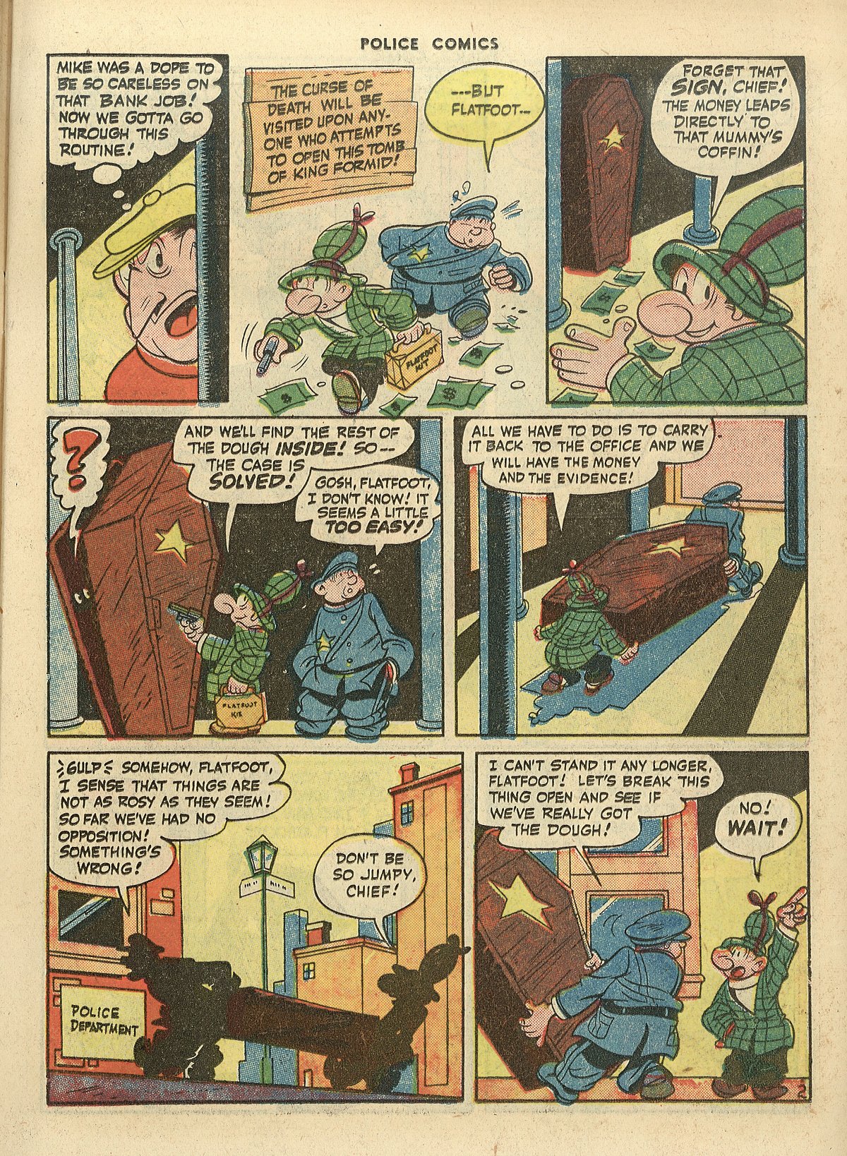 Read online Police Comics comic -  Issue #57 - 19