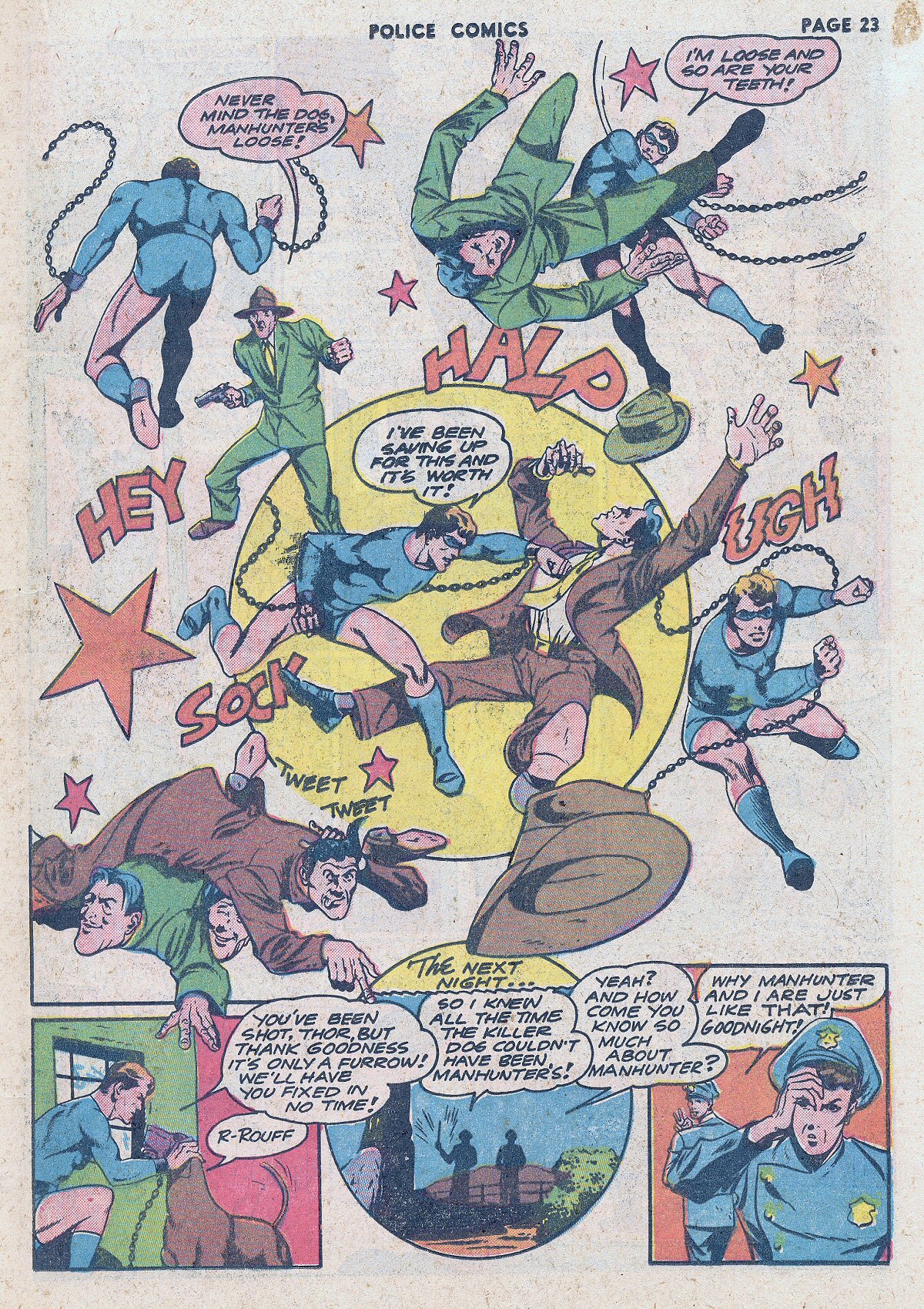 Read online Police Comics comic -  Issue #16 - 25