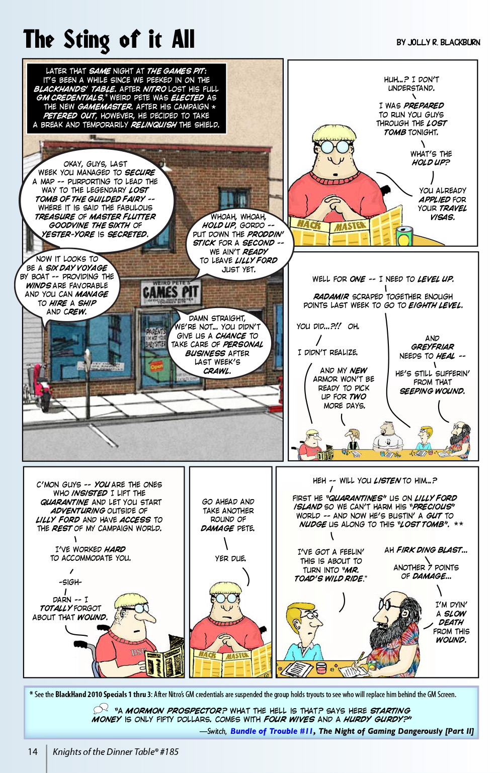 Read online Knights of the Dinner Table comic -  Issue #185 - 16