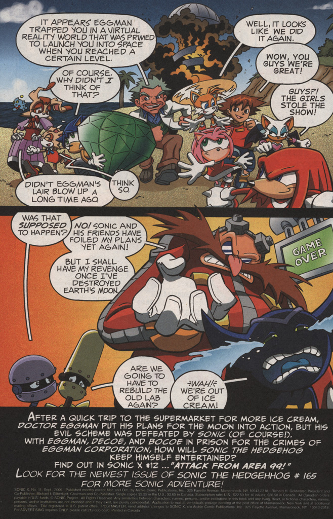Read online Sonic X comic -  Issue #11 - 34