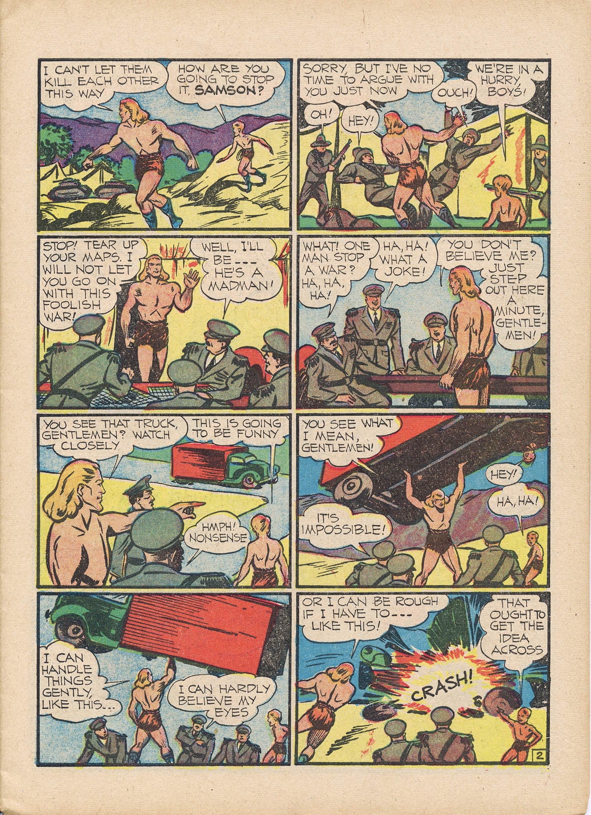 Read online Samson (1940) comic -  Issue #3 - 17