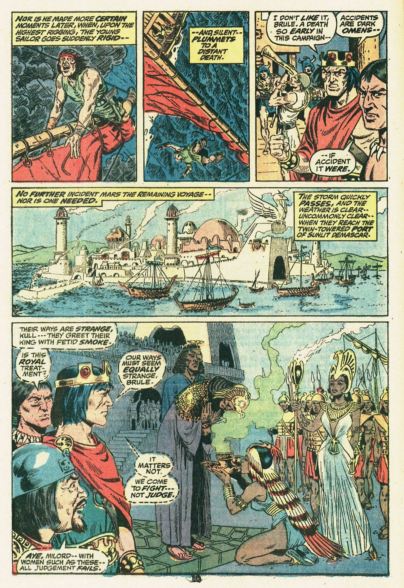 Read online Kull, the Conqueror (1971) comic -  Issue #5 - 8