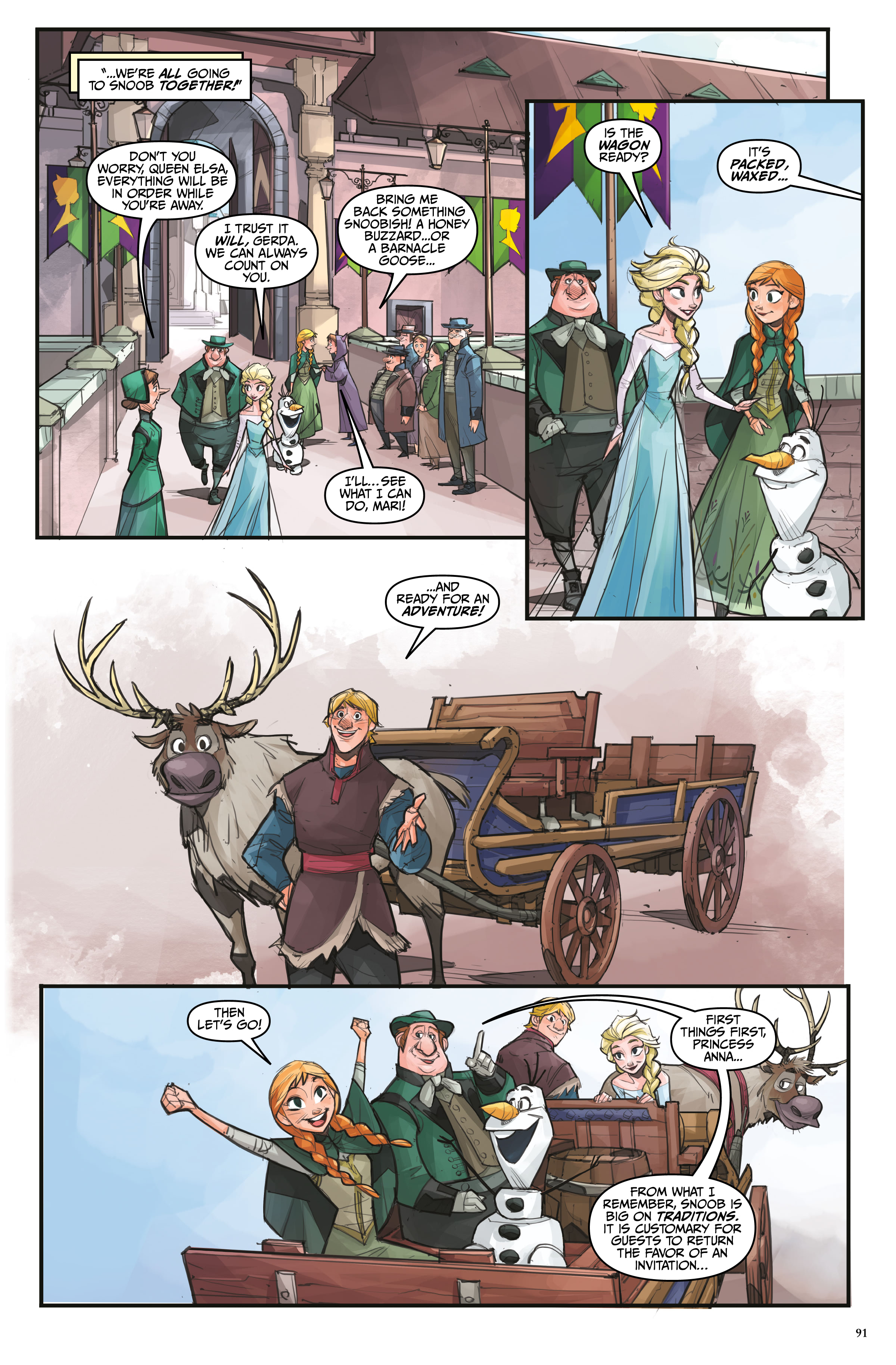 Read online Disney Frozen Library Edition comic -  Issue # TPB (Part 1) - 93