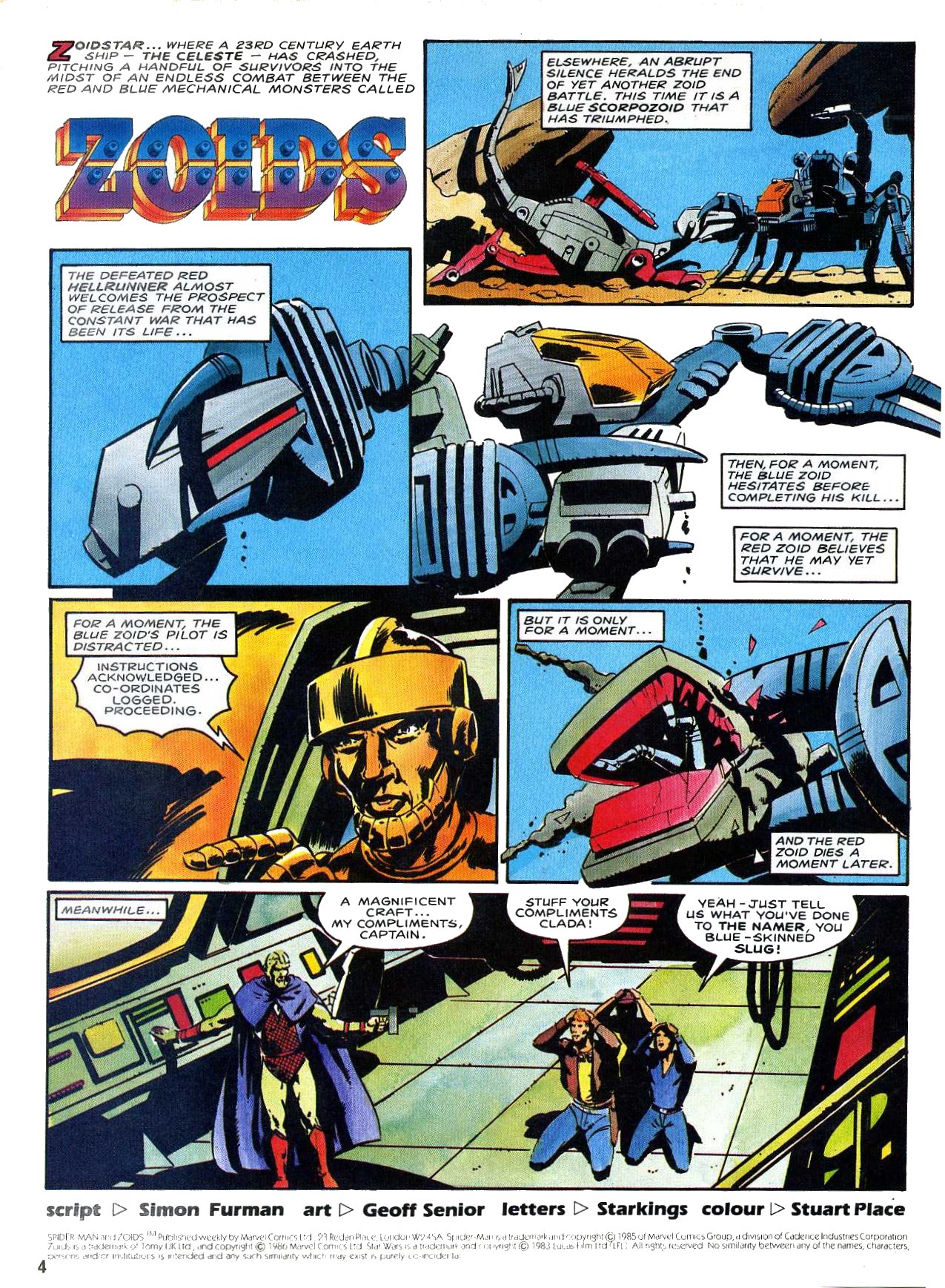 Read online Spider-Man and Zoids comic -  Issue #21 - 4