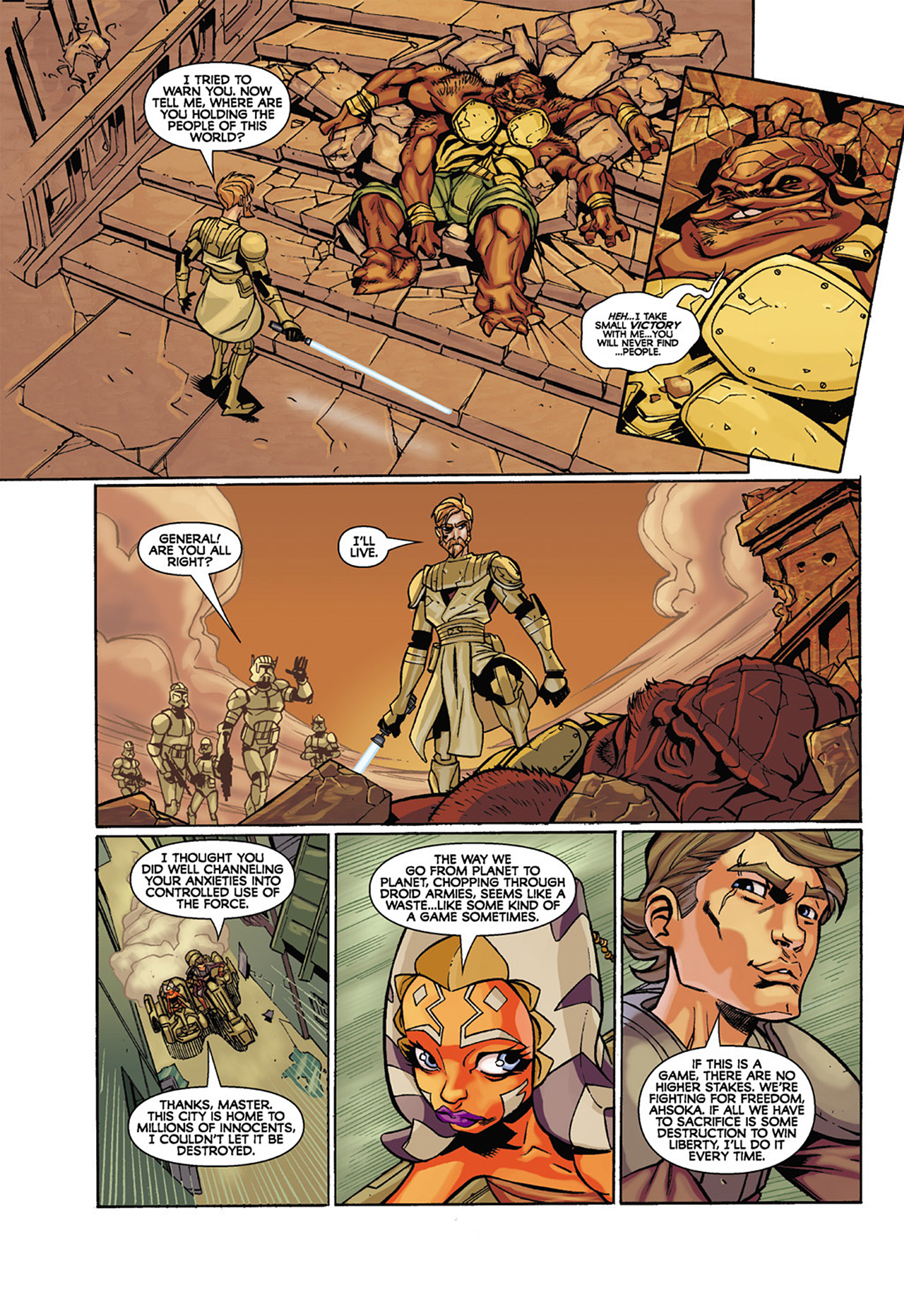 Read online Star Wars: The Clone Wars comic -  Issue #1 - 23